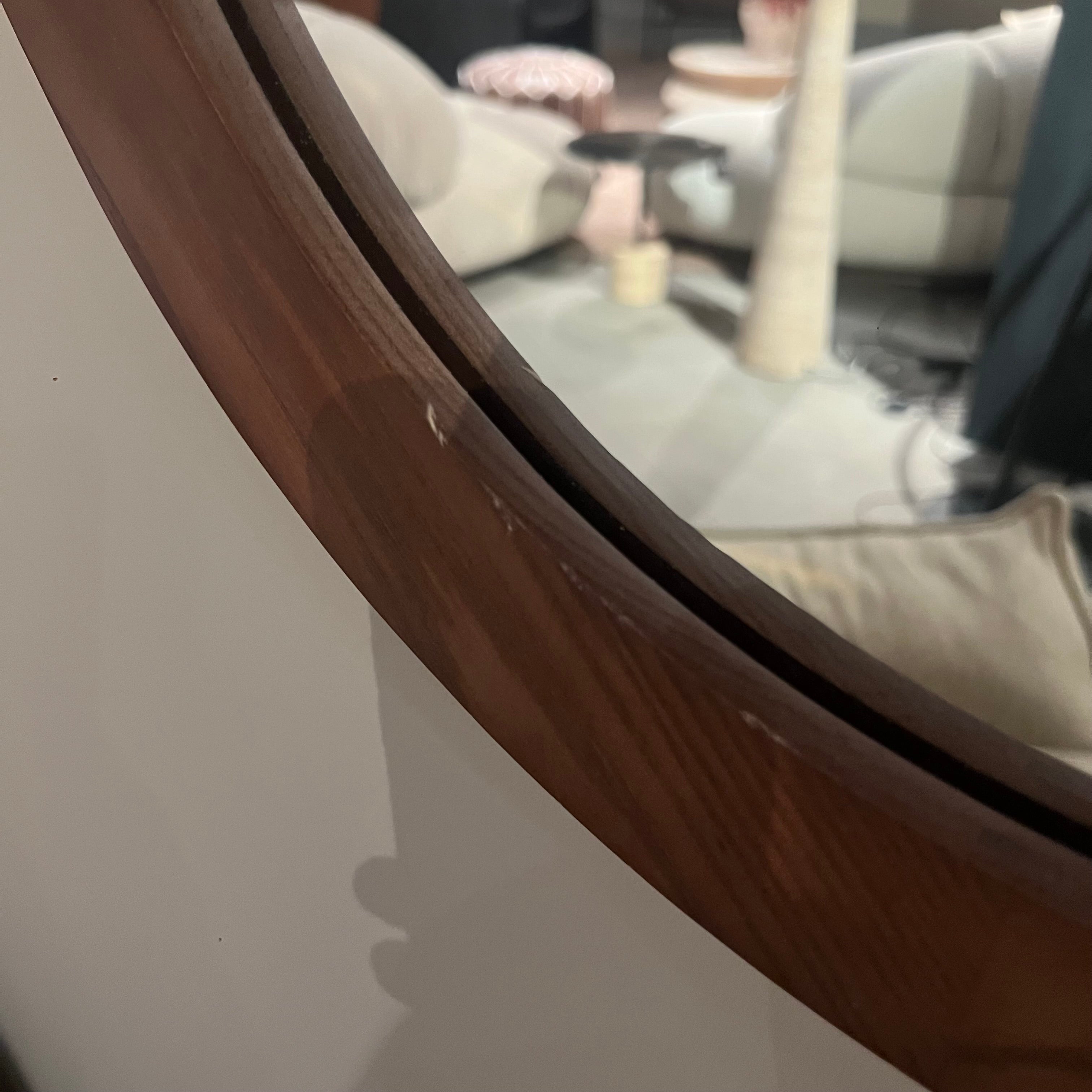 Display Item - Solid Wood And Genuine Leather Mirror Sp16236A-W Nakheel - DISPLAY ITEM - ebarza Furniture UAE | Shop Modern Furniture in Abu Dhabi & Dubai - مفروشات ايبازرا في الامارات | تسوق اثاث عصري وديكورات مميزة في دبي وابوظبي
