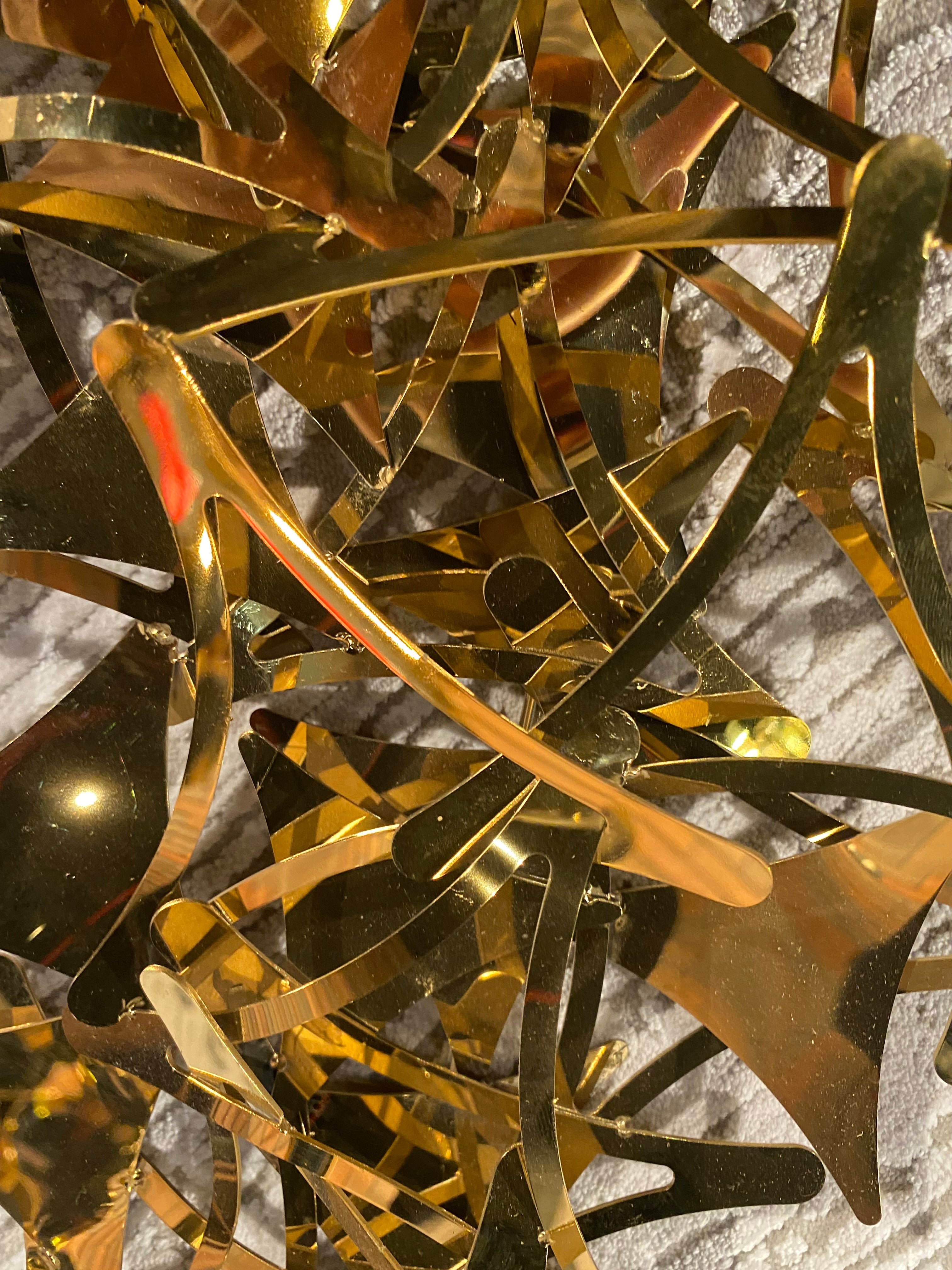 Display Item - Golden Stars Handcrafted Stainless Steel Artwork Z08021- Bg202032-Nakheel - DISPLAY ITEM - ebarza Furniture UAE | Shop Modern Furniture in Abu Dhabi & Dubai - مفروشات ايبازرا في الامارات | تسوق اثاث عصري وديكورات مميزة في دبي وابوظبي