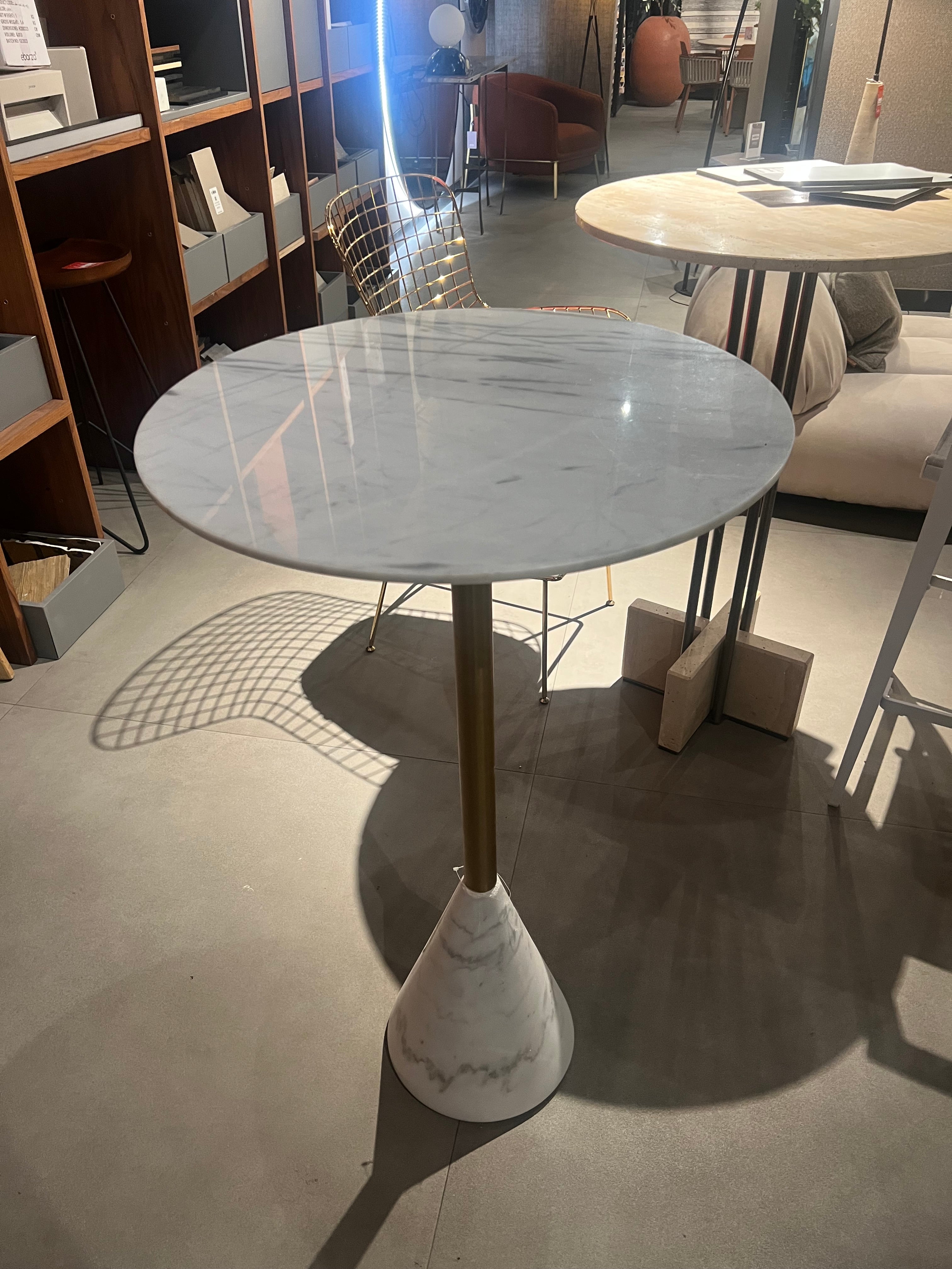 Display Item - Madrid Natural Marble Bar Table St8644-60B-We Nakheel - DISPLAY ITEM - ebarza Furniture UAE | Shop Modern Furniture in Abu Dhabi & Dubai - مفروشات ايبازرا في الامارات | تسوق اثاث عصري وديكورات مميزة في دبي وابوظبي