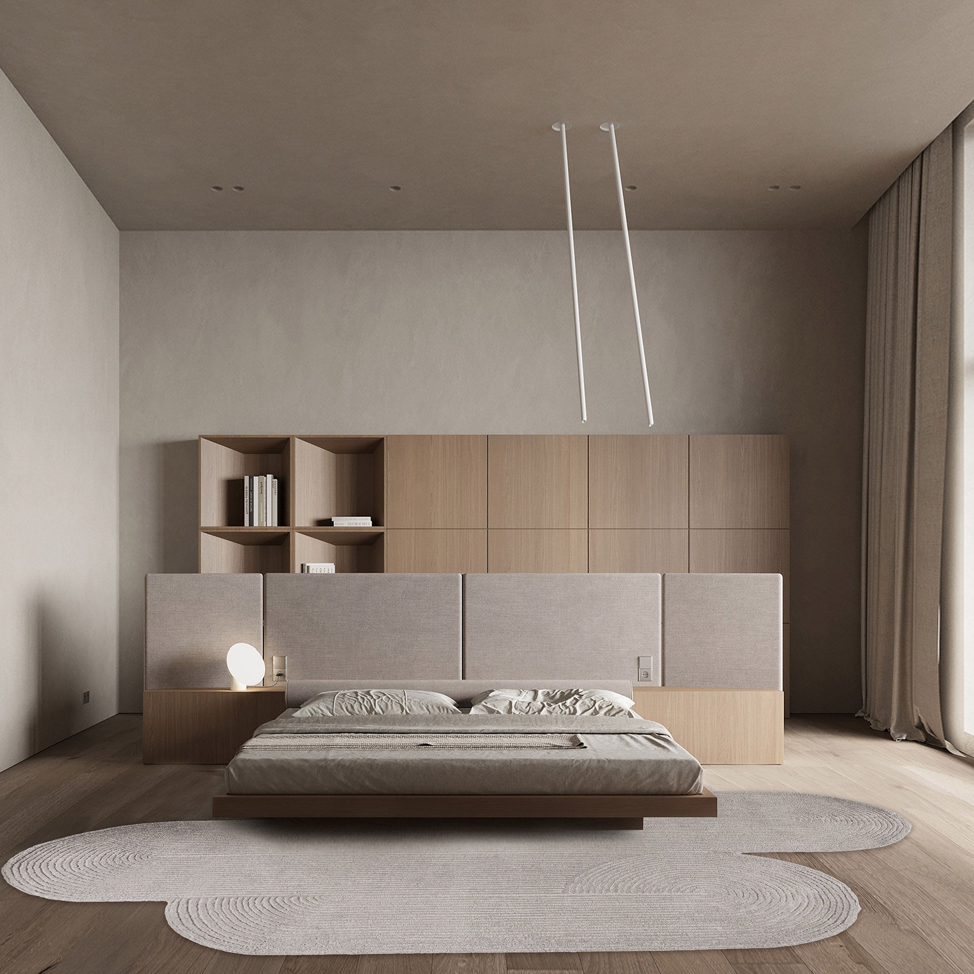 450X300 Cm WOOL BEIGE Rug JH-23544-Beige - Rugs - ebarza Furniture UAE | Shop Modern Furniture in Abu Dhabi & Dubai - مفروشات ايبازرا في الامارات | تسوق اثاث عصري وديكورات مميزة في دبي وابوظبي