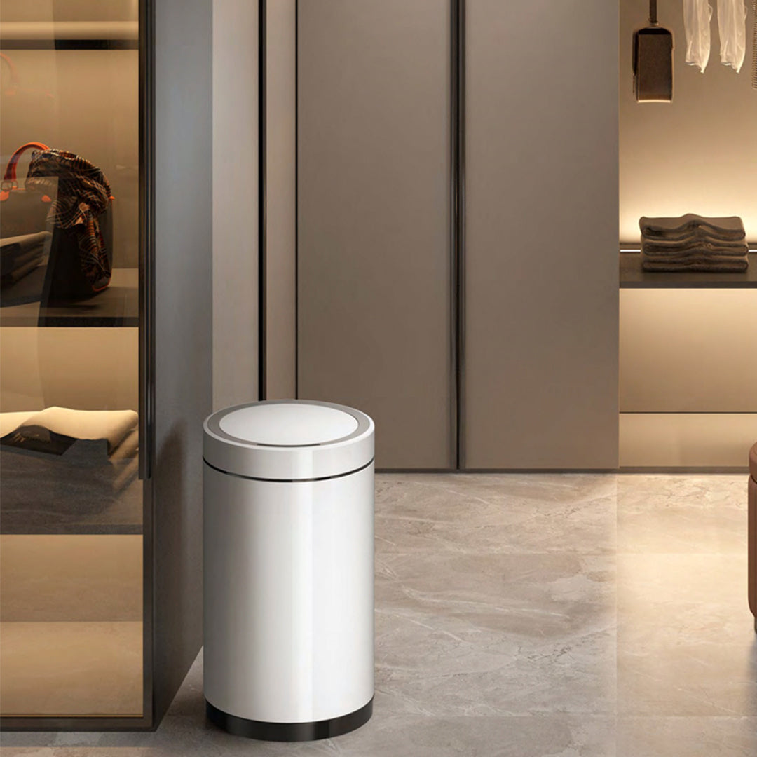 Sensor Red Copper Bin JH-8822-CPR - Bathroom Accessories - ebarza Furniture UAE | Shop Modern Furniture in Abu Dhabi & Dubai - مفروشات ايبازرا في الامارات | تسوق اثاث عصري وديكورات مميزة في دبي وابوظبي