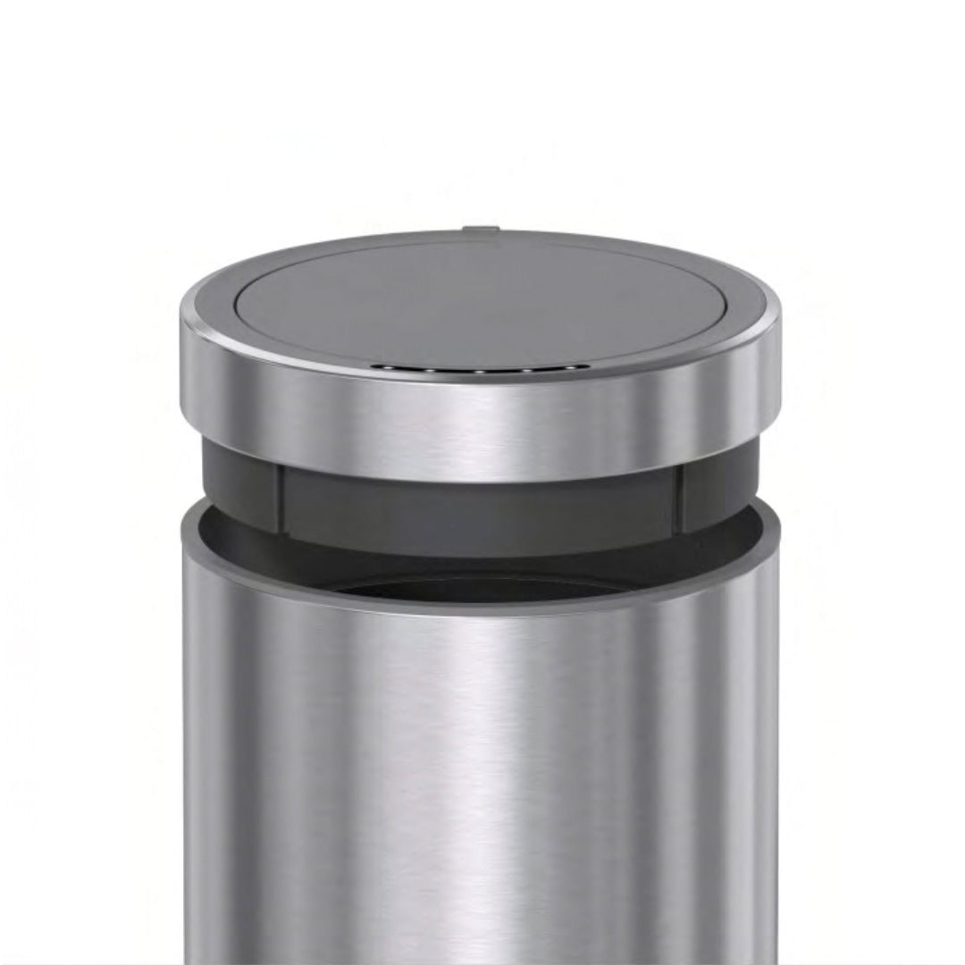 Sensor Brushed Black Bin JH-8822-BLCK - Bathroom Accessories - ebarza Furniture UAE | Shop Modern Furniture in Abu Dhabi & Dubai - مفروشات ايبازرا في الامارات | تسوق اثاث عصري وديكورات مميزة في دبي وابوظبي