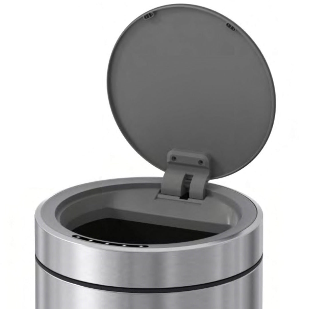 Sensor Brushed Black Bin JH-8822-BLCK - Bathroom Accessories - ebarza Furniture UAE | Shop Modern Furniture in Abu Dhabi & Dubai - مفروشات ايبازرا في الامارات | تسوق اثاث عصري وديكورات مميزة في دبي وابوظبي