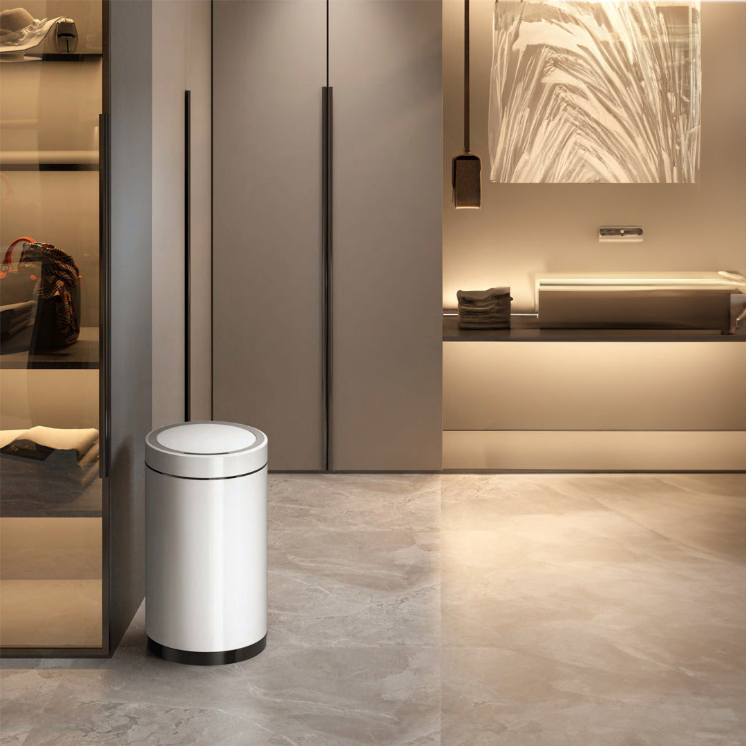 Sensor Red Copper Bin JH-8822-CPR - Bathroom Accessories - ebarza Furniture UAE | Shop Modern Furniture in Abu Dhabi & Dubai - مفروشات ايبازرا في الامارات | تسوق اثاث عصري وديكورات مميزة في دبي وابوظبي