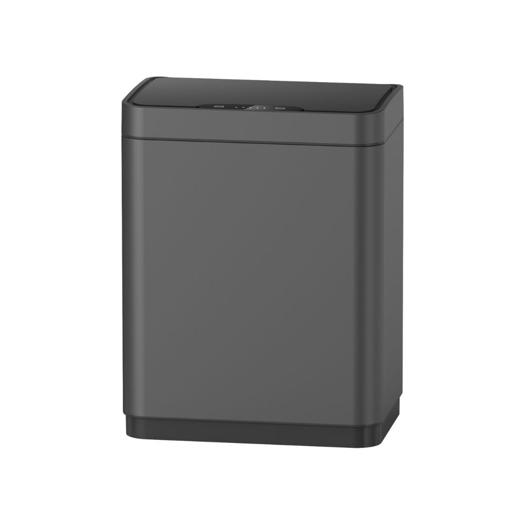 Sensor TG-Titanium Gray Bin JH-8828 - Bathroom Accessories - ebarza Furniture UAE | Shop Modern Furniture in Abu Dhabi & Dubai - مفروشات ايبازرا في الامارات | تسوق اثاث عصري وديكورات مميزة في دبي وابوظبي