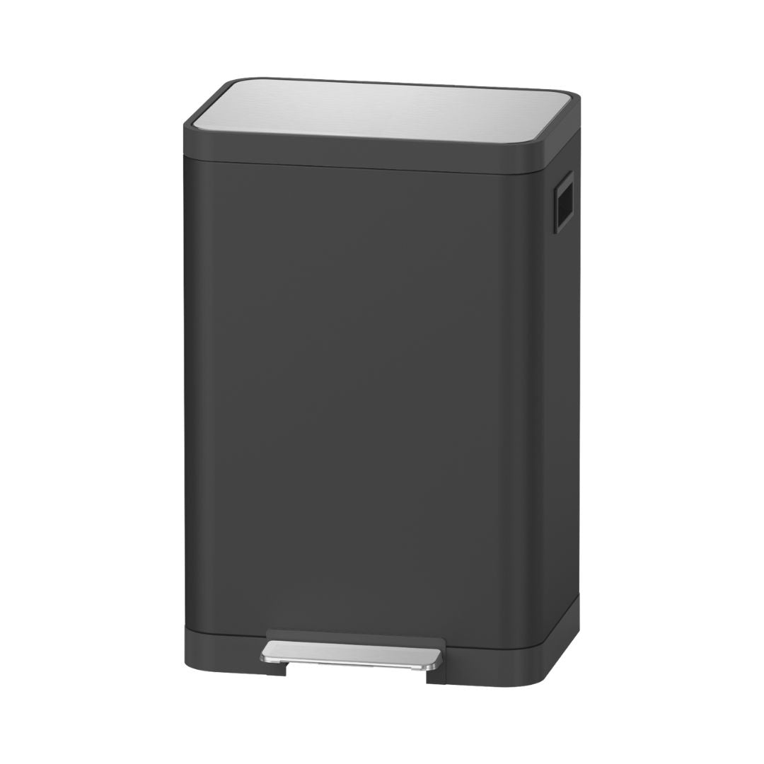 Brushed black Pedal bin JH-8851 - Bathroom Accessories - ebarza Furniture UAE | Shop Modern Furniture in Abu Dhabi & Dubai - مفروشات ايبازرا في الامارات | تسوق اثاث عصري وديكورات مميزة في دبي وابوظبي