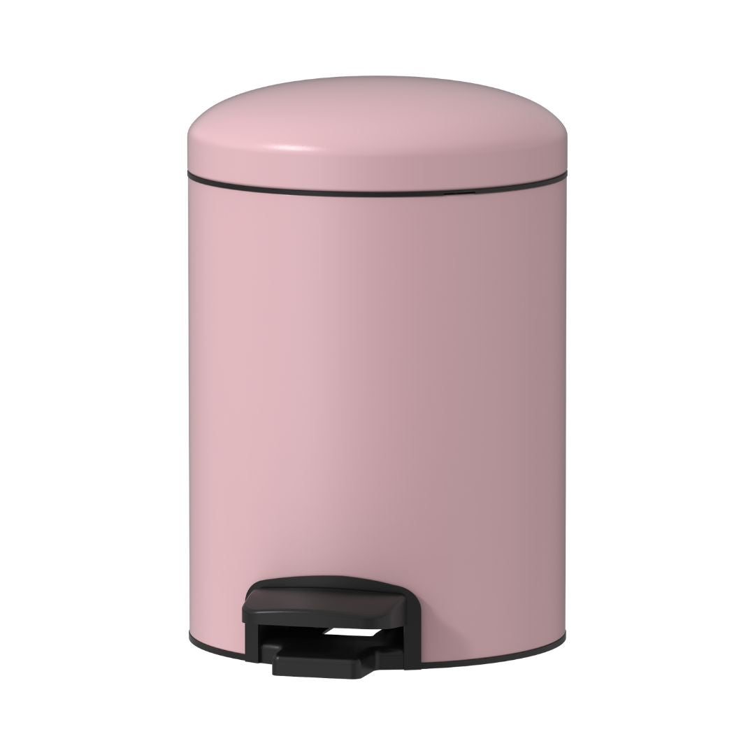 Pink Pedal Bin JH-8854-PINK - Bathroom Accessories - ebarza Furniture UAE | Shop Modern Furniture in Abu Dhabi & Dubai - مفروشات ايبازرا في الامارات | تسوق اثاث عصري وديكورات مميزة في دبي وابوظبي