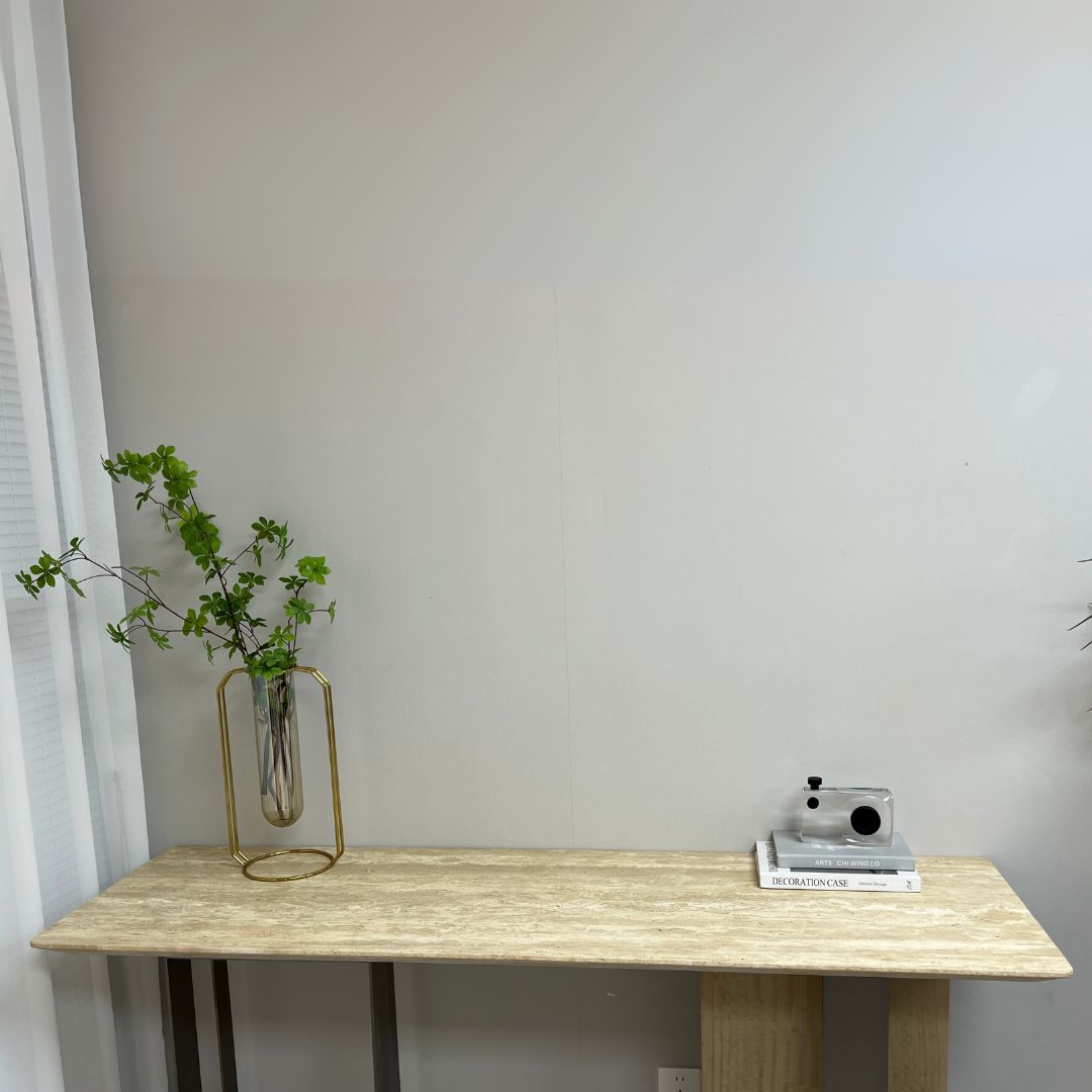 Jura Console/Sideboard Travertine Top 160cm Tg-488 / MLL-C09 - Consoles - ebarza Furniture UAE | Shop Modern Furniture in Abu Dhabi & Dubai - مفروشات ايبازرا في الامارات | تسوق اثاث عصري وديكورات مميزة في دبي وابوظبي