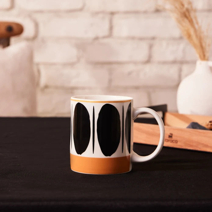 Karaca Ellipse Mug 360 Ml Black 153.09.01.2787 -  Mugs - ebarza Furniture UAE | Shop Modern Furniture in Abu Dhabi & Dubai - مفروشات ايبازرا في الامارات | تسوق اثاث عصري وديكورات مميزة في دبي وابوظبي