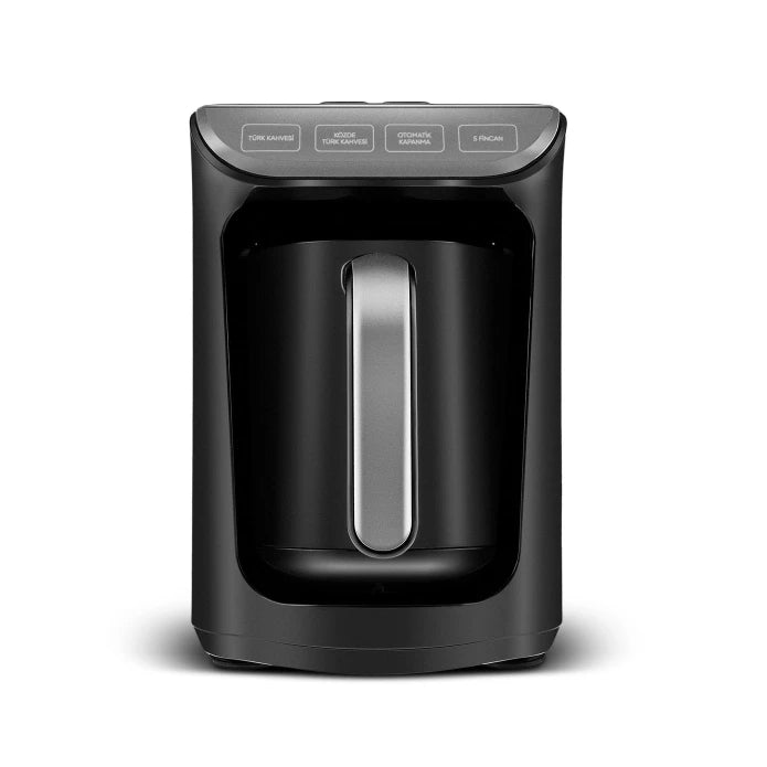 Karaca Hatır Turkish Coffee in the Grill and Turkish Coffee Machine Anthracite 5 Cup Capacity with Lots of Foam 153.09.01.1283 - Kitchen Appliances - ebarza Furniture UAE | Shop Modern Furniture in Abu Dhabi & Dubai - مفروشات ايبازرا في الامارات | تسوق اثاث عصري وديكورات مميزة في دبي وابوظبي