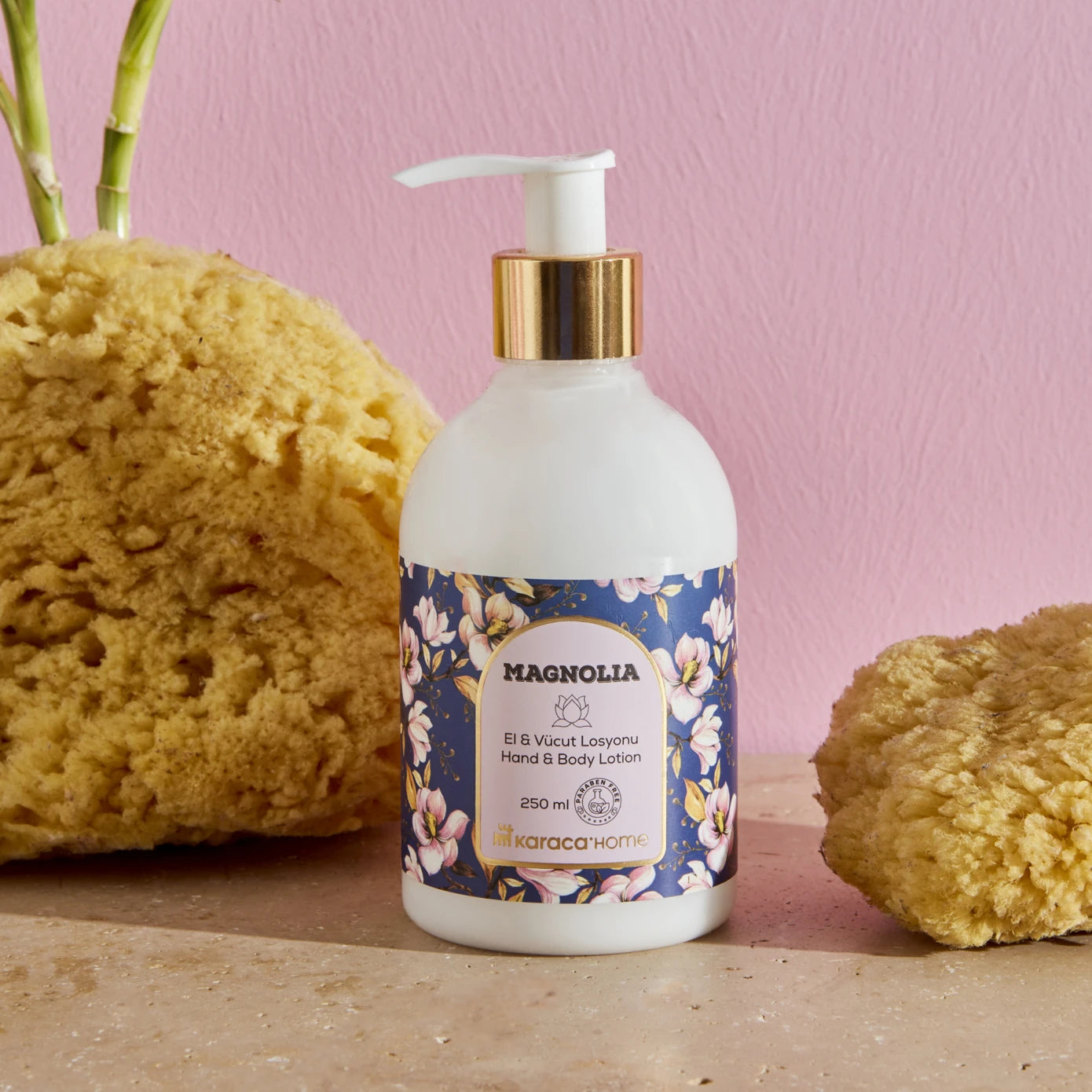 Karaca Home Cicek Magnolia Hand and Body Lotion 250 ml 300.22.02.0914 - Body Lotion - ebarza Furniture UAE | Shop Modern Furniture in Abu Dhabi & Dubai - مفروشات ايبازرا في الامارات | تسوق اثاث عصري وديكورات مميزة في دبي وابوظبي