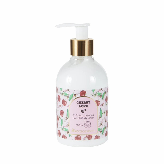 Karaca Home Fruit Cherry Love Hand and Body Lotion 250 Ml 300.22.02.0923 - Body Lotion - ebarza Furniture UAE | Shop Modern Furniture in Abu Dhabi & Dubai - مفروشات ايبازرا في الامارات | تسوق اثاث عصري وديكورات مميزة في دبي وابوظبي