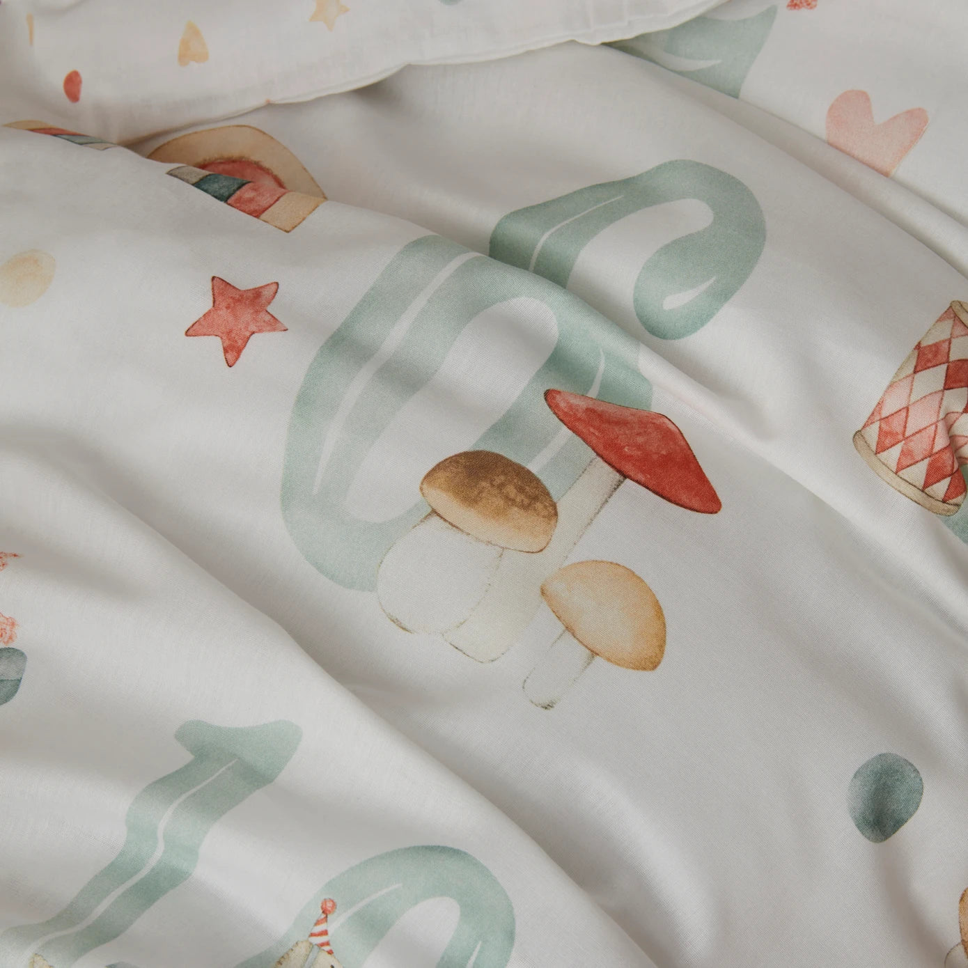 Karaca Home Nice Day Baby Duvet Cover Set 200.22.06.0002 - Bedding - ebarza Furniture UAE | Shop Modern Furniture in Abu Dhabi & Dubai - مفروشات ايبازرا في الامارات | تسوق اثاث عصري وديكورات مميزة في دبي وابوظبي