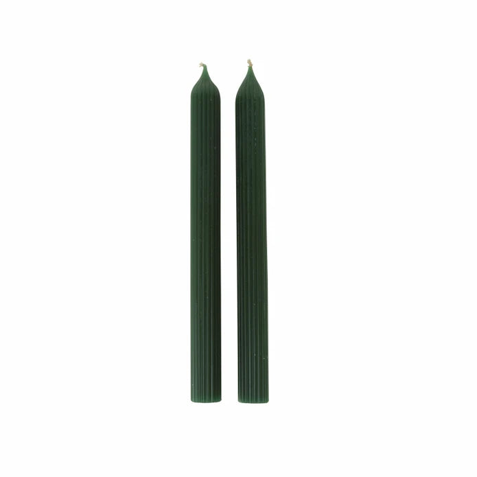 Karaca Home Wave 2-Green Candlestick Candles 300.23.01.0262 - Candles - ebarza Furniture UAE | Shop Modern Furniture in Abu Dhabi & Dubai - مفروشات ايبازرا في الامارات | تسوق اثاث عصري وديكورات مميزة في دبي وابوظبي