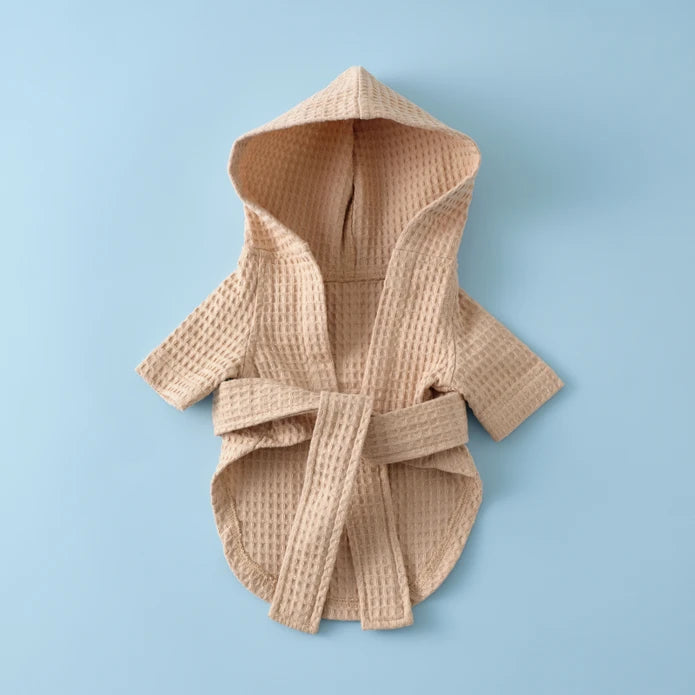 Karaca Home X Paw Oliver Pet Bathrobe Beige 200.22.11.0143 - Bathrobe Sets - ebarza Furniture UAE | Shop Modern Furniture in Abu Dhabi & Dubai - مفروشات ايبازرا في الامارات | تسوق اثاث عصري وديكورات مميزة في دبي وابوظبي