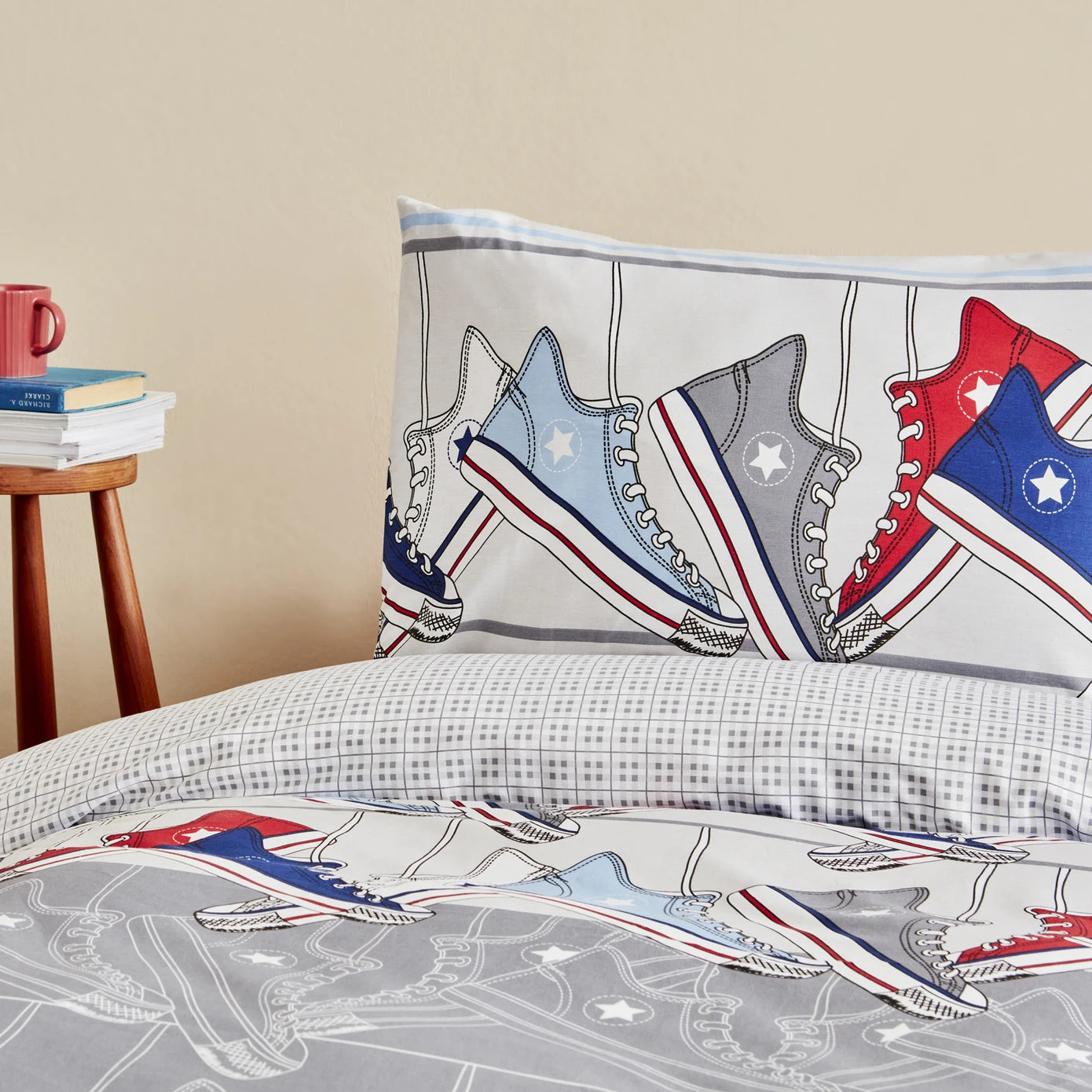 Karaca Home Young Barton 100% Cotton Single Duvet Cover Set Fitted 200.22.14.0228 - Bedding - ebarza Furniture UAE | Shop Modern Furniture in Abu Dhabi & Dubai - مفروشات ايبازرا في الامارات | تسوق اثاث عصري وديكورات مميزة في دبي وابوظبي