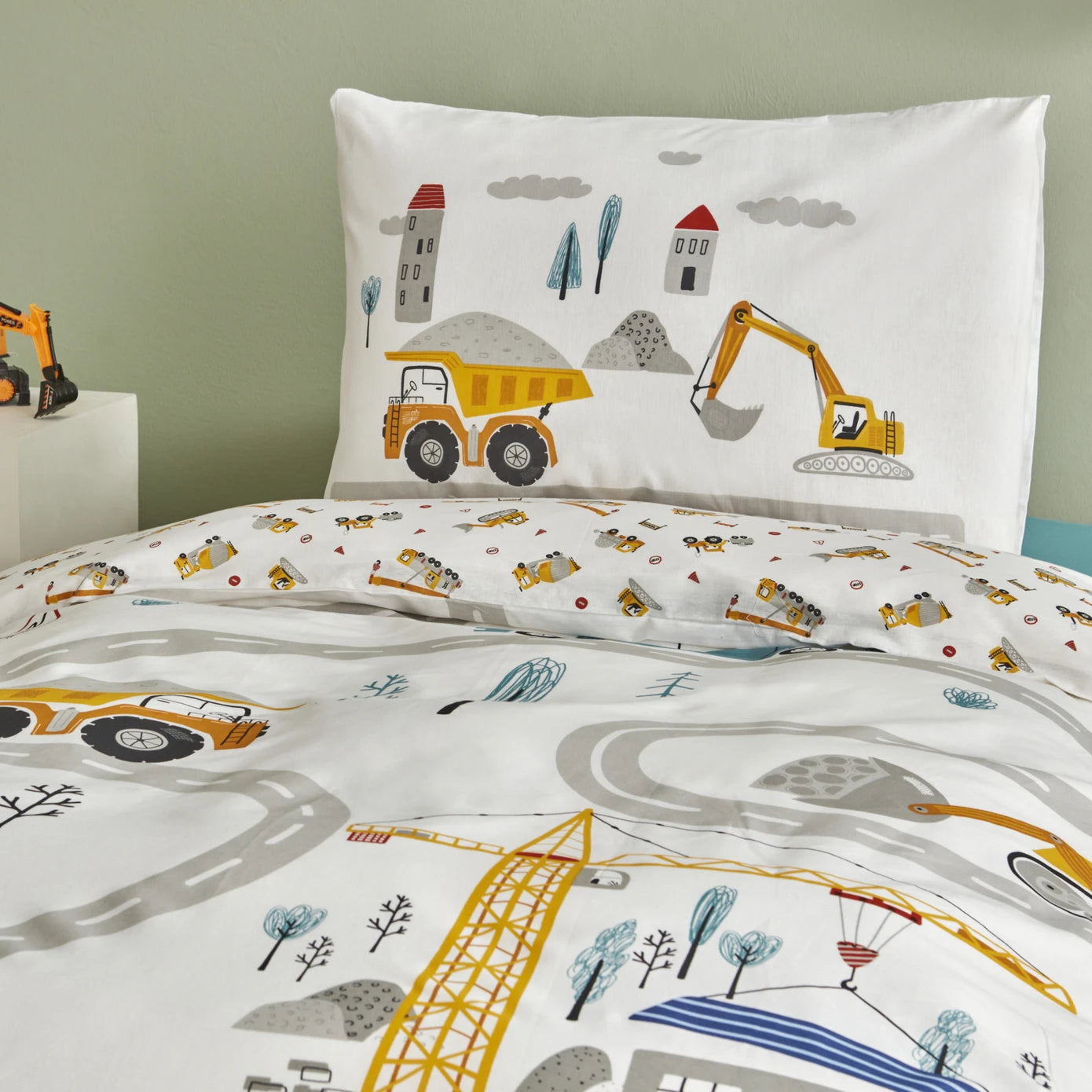 Karaca Home Young Race 100% Cotton Fitted Single Duvet Cover Set 200.22.14.0123 -  Bedding - ebarza Furniture UAE | Shop Modern Furniture in Abu Dhabi & Dubai - مفروشات ايبازرا في الامارات | تسوق اثاث عصري وديكورات مميزة في دبي وابوظبي