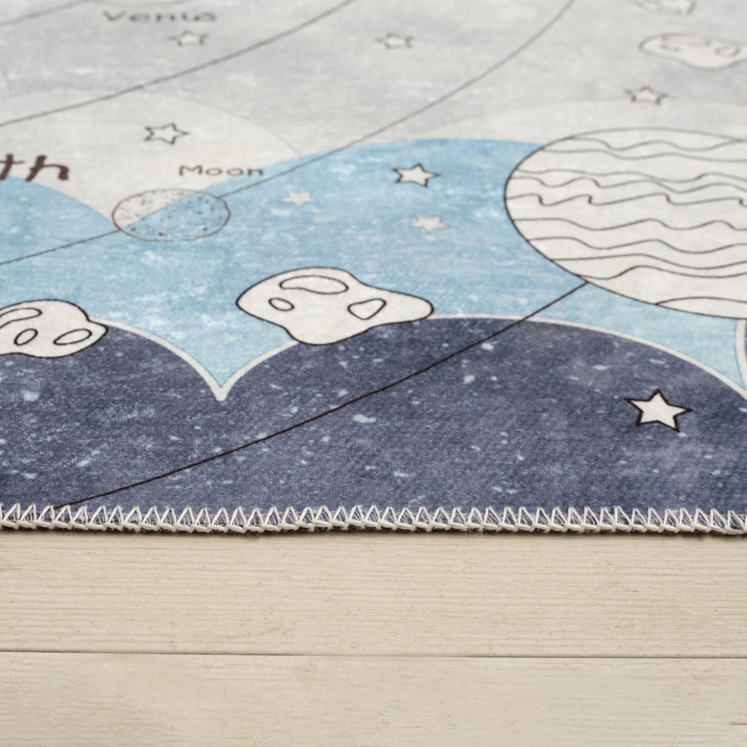 Karaca KASMIR CARPET DECORATIVE ART CHILDREN/GENC UNIVERSE 120X180 210.03.03.3186 -  Rugs - ebarza Furniture UAE | Shop Modern Furniture in Abu Dhabi & Dubai - مفروشات ايبازرا في الامارات | تسوق اثاث عصري وديكورات مميزة في دبي وابوظبي