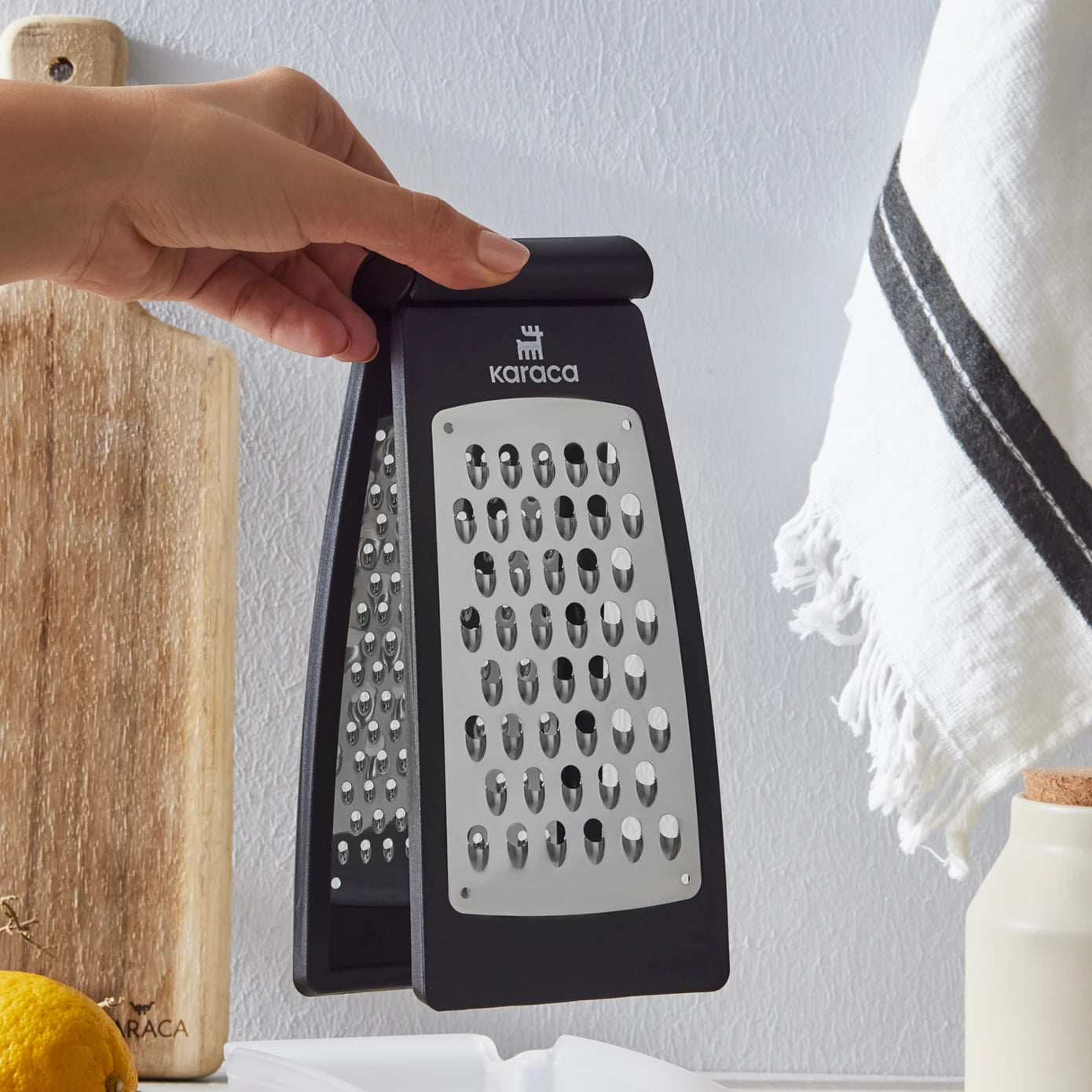 Karaca Nancy Double Sided Foldable Grater 153.03.08.2894 -  Cookware Sets - ebarza Furniture UAE | Shop Modern Furniture in Abu Dhabi & Dubai - مفروشات ايبازرا في الامارات | تسوق اثاث عصري وديكورات مميزة في دبي وابوظبي