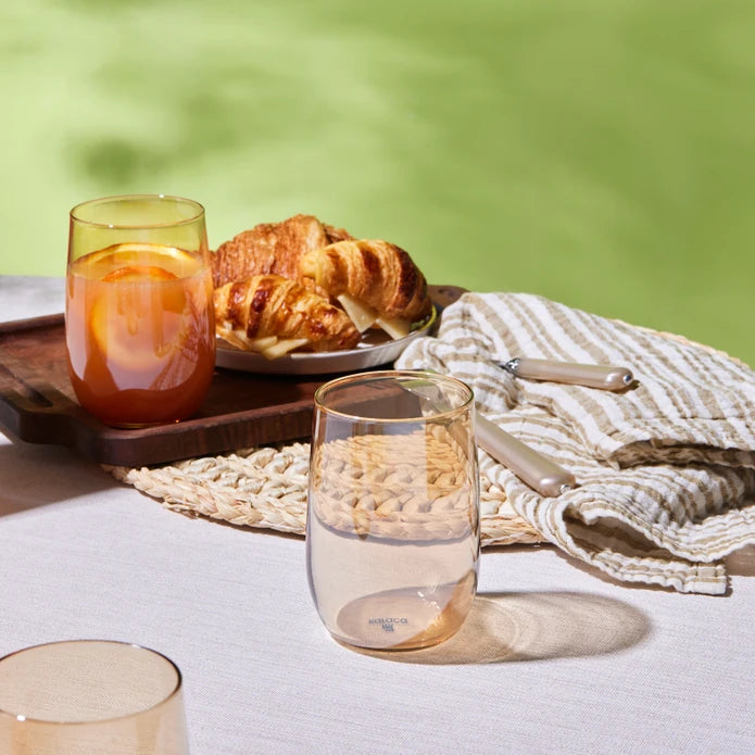 Karaca Parma Amber 7 Piece Water Set 153.09.01.0654 -  Drinkware - ebarza Furniture UAE | Shop Modern Furniture in Abu Dhabi & Dubai - مفروشات ايبازرا في الامارات | تسوق اثاث عصري وديكورات مميزة في دبي وابوظبي