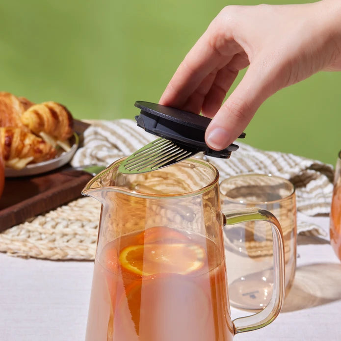 Karaca Parma Amber 7 Piece Water Set 153.09.01.0654 -  Drinkware - ebarza Furniture UAE | Shop Modern Furniture in Abu Dhabi & Dubai - مفروشات ايبازرا في الامارات | تسوق اثاث عصري وديكورات مميزة في دبي وابوظبي