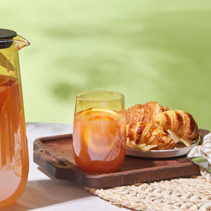 Karaca Parma Amber 7 Piece Water Set 153.09.01.0654 -  Drinkware - ebarza Furniture UAE | Shop Modern Furniture in Abu Dhabi & Dubai - مفروشات ايبازرا في الامارات | تسوق اثاث عصري وديكورات مميزة في دبي وابوظبي