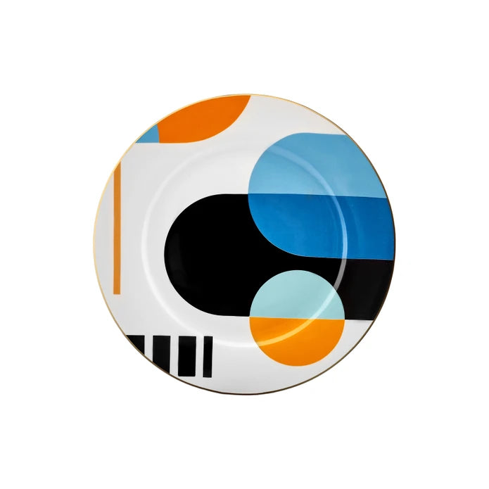 Karaca Puzzle Cake Set for 6 Persons 19 cm 153.03.05.0093 - Cake Sets - ebarza Furniture UAE | Shop Modern Furniture in Abu Dhabi & Dubai - مفروشات ايبازرا في الامارات | تسوق اثاث عصري وديكورات مميزة في دبي وابوظبي