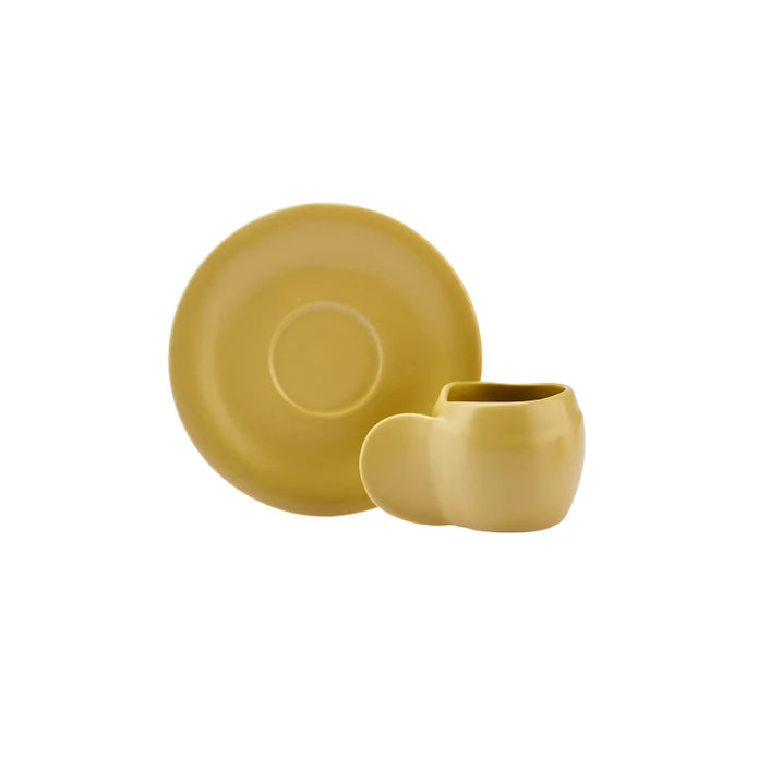 Karaca Rosy Coffee Cup Set for 2 Persons 90 ml 153.03.05.0144 -  Coffee Sets - ebarza Furniture UAE | Shop Modern Furniture in Abu Dhabi & Dubai - مفروشات ايبازرا في الامارات | تسوق اثاث عصري وديكورات مميزة في دبي وابوظبي