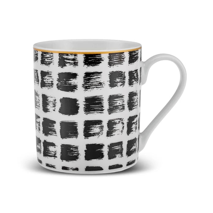 Karaca Square Mug 360 Ml Black 153.09.01.2792 - Mugs - ebarza Furniture UAE | Shop Modern Furniture in Abu Dhabi & Dubai - مفروشات ايبازرا في الامارات | تسوق اثاث عصري وديكورات مميزة في دبي وابوظبي