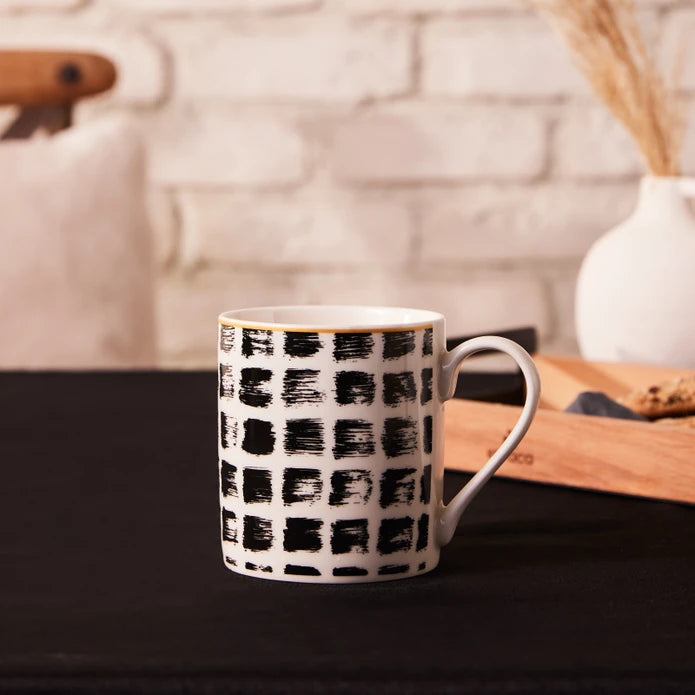 Karaca Square Mug 360 Ml Black 153.09.01.2792 -  Mugs - ebarza Furniture UAE | Shop Modern Furniture in Abu Dhabi & Dubai - مفروشات ايبازرا في الامارات | تسوق اثاث عصري وديكورات مميزة في دبي وابوظبي