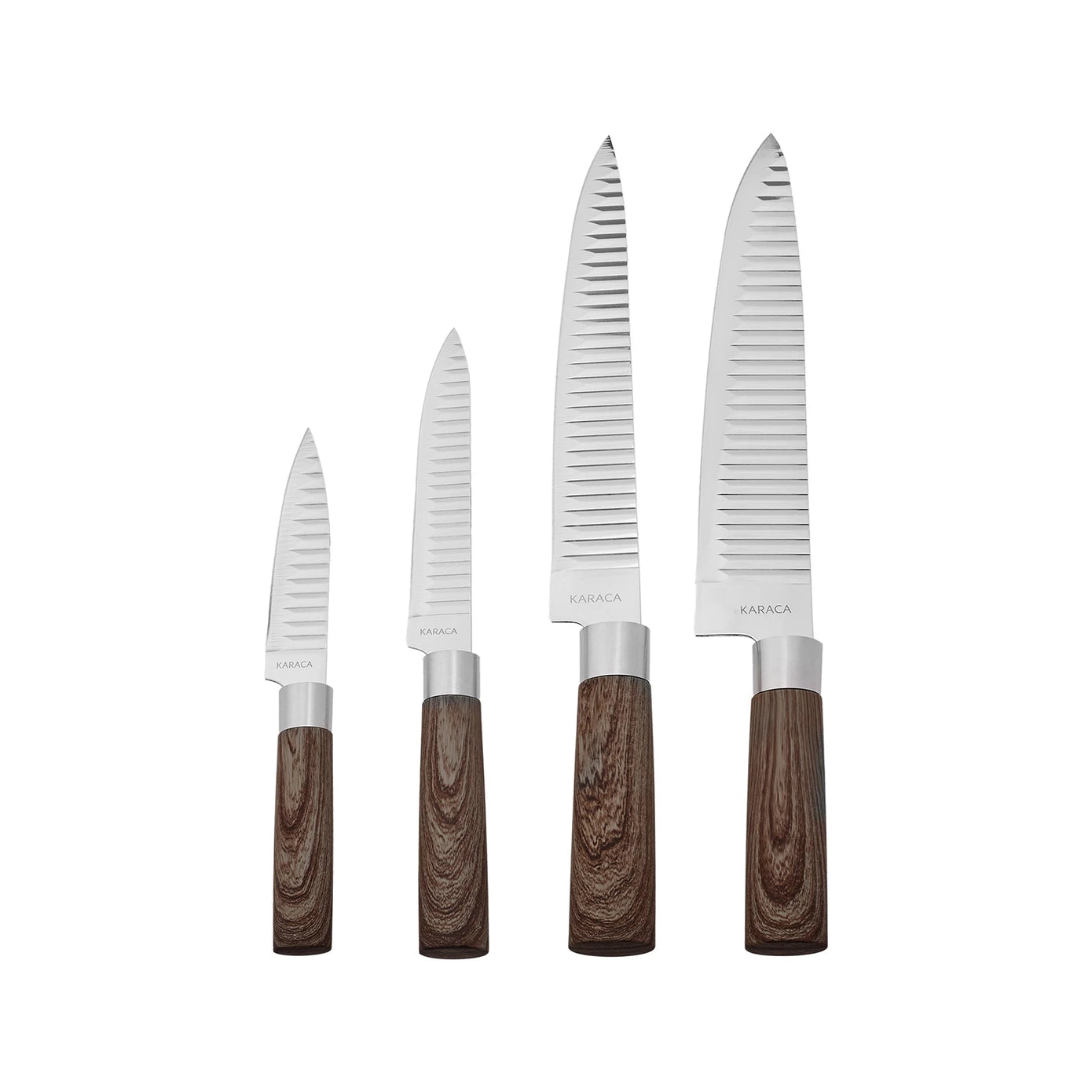 Karaca Timber 8 Piece Knife and Serving Set 153.03.06.7427 -  Service Sets - ebarza Furniture UAE | Shop Modern Furniture in Abu Dhabi & Dubai - مفروشات ايبازرا في الامارات | تسوق اثاث عصري وديكورات مميزة في دبي وابوظبي