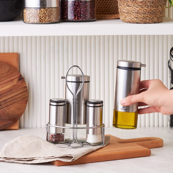 Karaca Walter Inox Salad Set 153.03.08.5012 - Spice Sets - ebarza Furniture UAE | Shop Modern Furniture in Abu Dhabi & Dubai - مفروشات ايبازرا في الامارات | تسوق اثاث عصري وديكورات مميزة في دبي وابوظبي