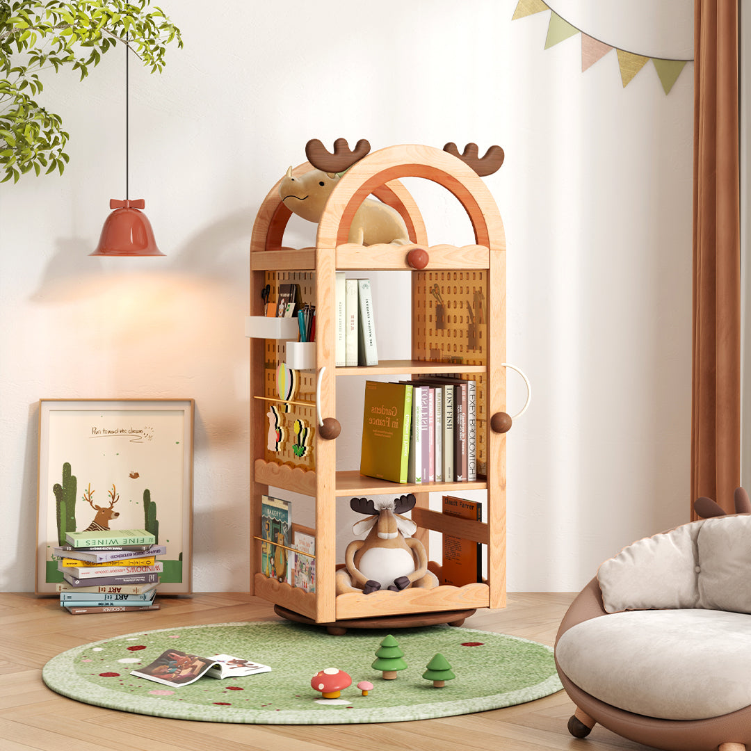 Pre-order 35 Days Delivery Reindeer Kid's book case E2304G