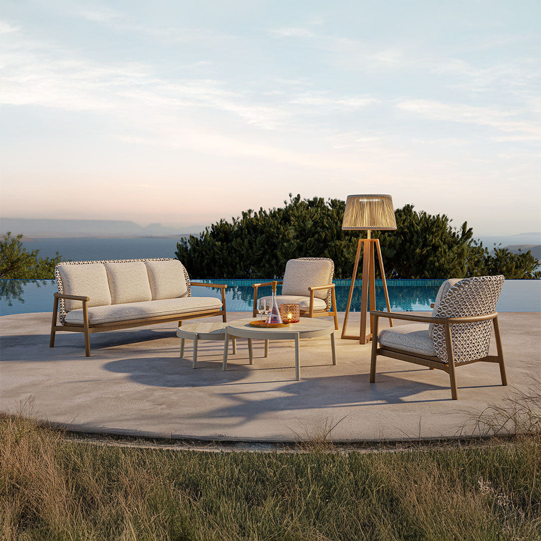 LILLE COFFEE TABLE WITH CERAMIC TOP (S) - AT2030N63CER(S) - Outdoor Tables - ebarza Furniture UAE | Shop Modern Furniture in Abu Dhabi & Dubai - مفروشات ايبازرا في الامارات | تسوق اثاث عصري وديكورات مميزة في دبي وابوظبي