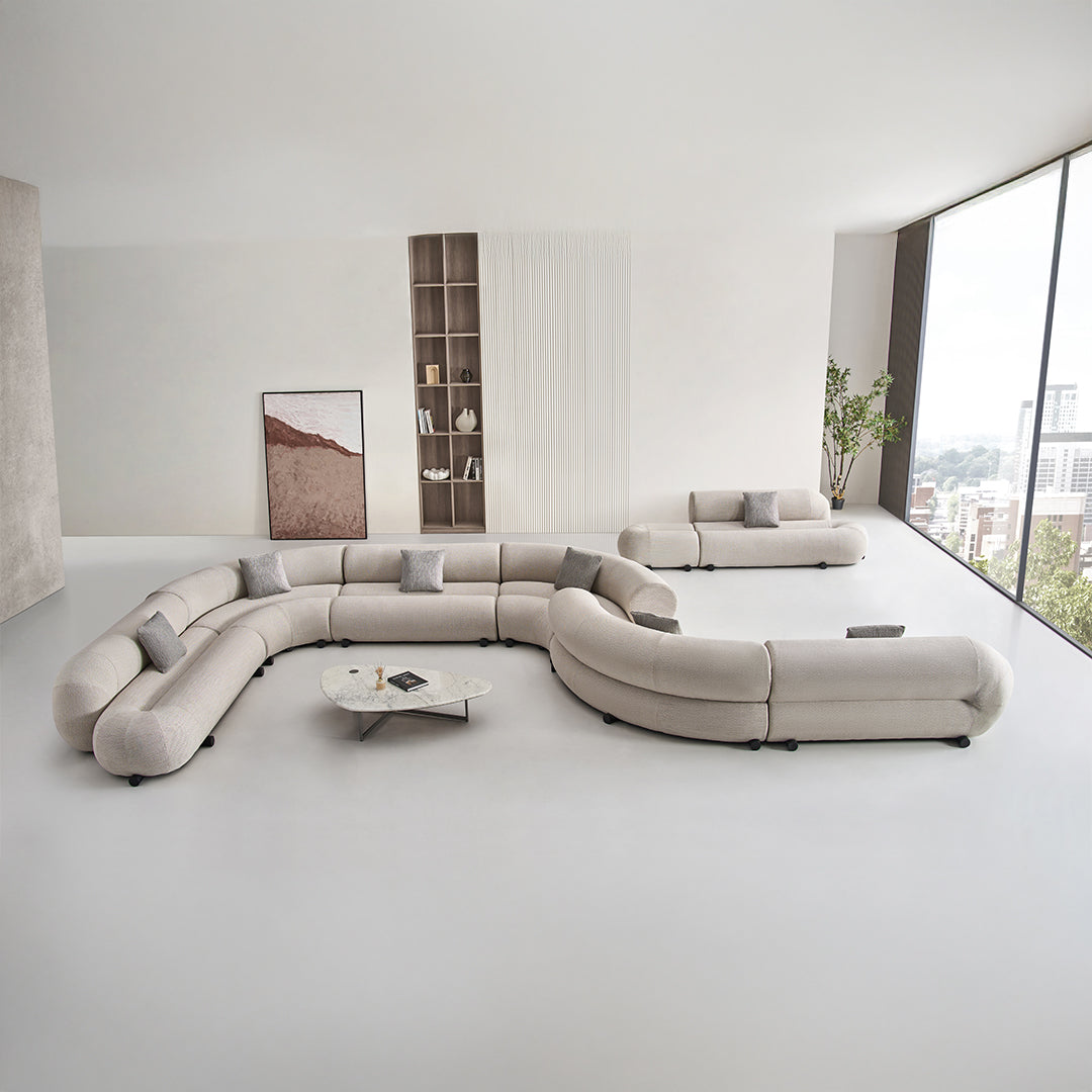 Laisi 2-Seater Mirroring Module Without Back - SF238-E - Sofas - ebarza Furniture UAE | Shop Modern Furniture in Abu Dhabi & Dubai - مفروشات ايبازرا في الامارات | تسوق اثاث عصري وديكورات مميزة في دبي وابوظبي