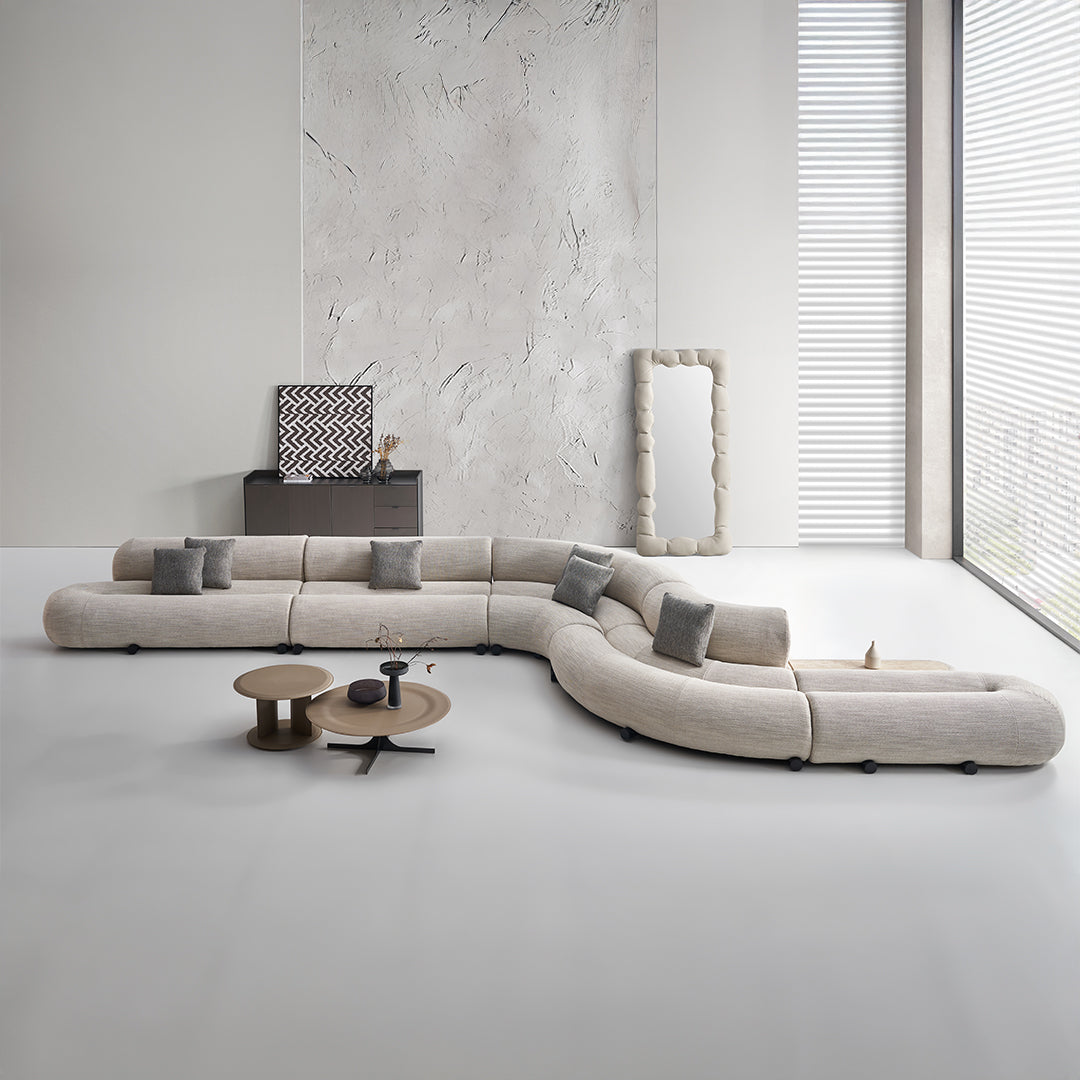 Laisi 90 Degree Corner Module With Short Back - SF238-D -  Sofas - ebarza Furniture UAE | Shop Modern Furniture in Abu Dhabi & Dubai - مفروشات ايبازرا في الامارات | تسوق اثاث عصري وديكورات مميزة في دبي وابوظبي