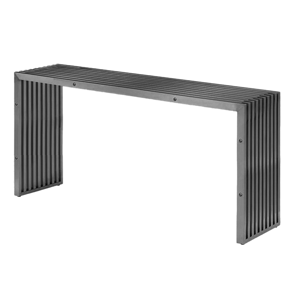 Mid Century Stainless Console Psh-48-B-Con - Consoles - ebarza Furniture UAE | Shop Modern Furniture in Abu Dhabi & Dubai - مفروشات ايبازرا في الامارات | تسوق اثاث عصري وديكورات مميزة في دبي وابوظبي