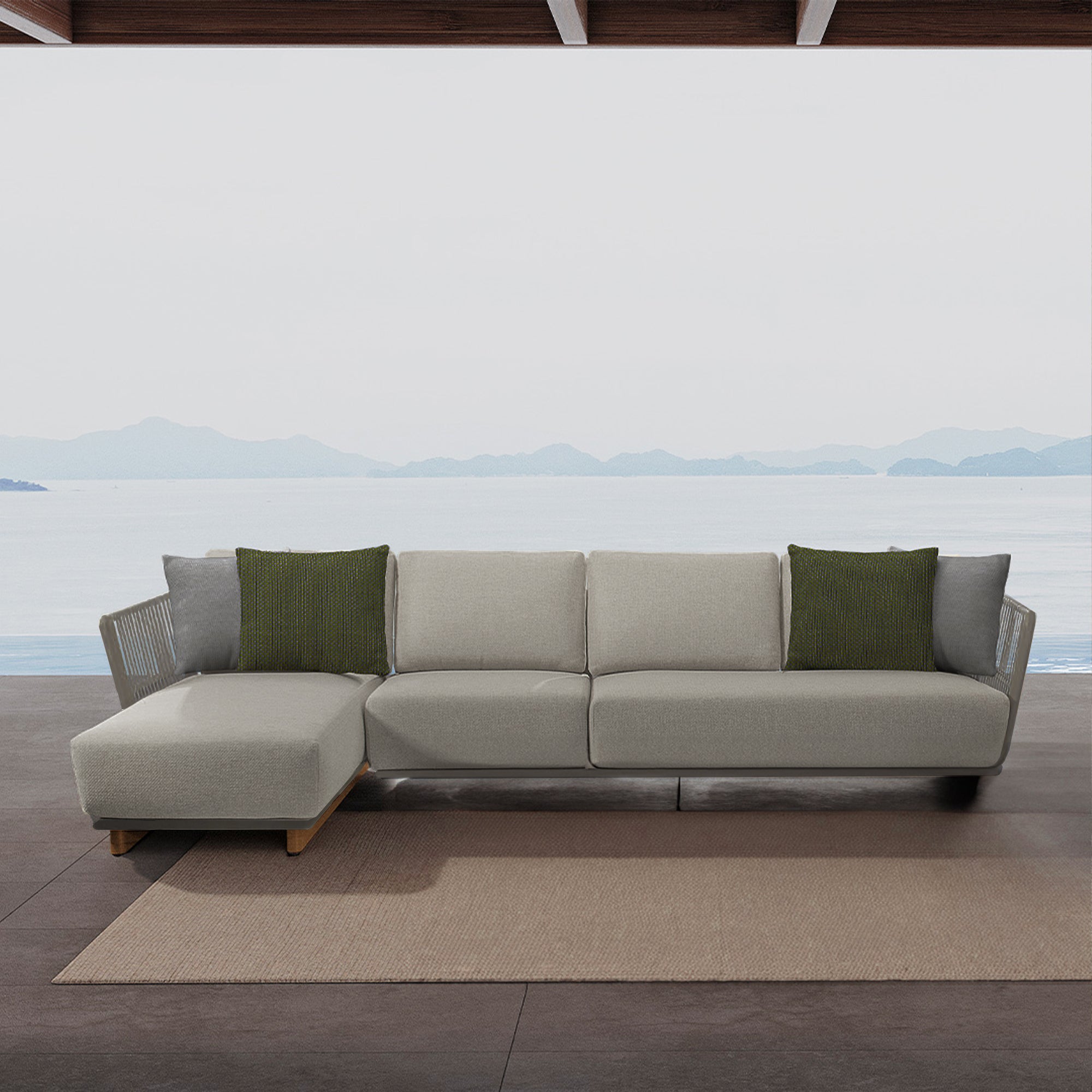Marrakech Outdoor Single Seater Unit - AC5879A07ROP - Sofas - ebarza Furniture UAE | Shop Modern Furniture in Abu Dhabi & Dubai - مفروشات ايبازرا في الامارات | تسوق اثاث عصري وديكورات مميزة في دبي وابوظبي