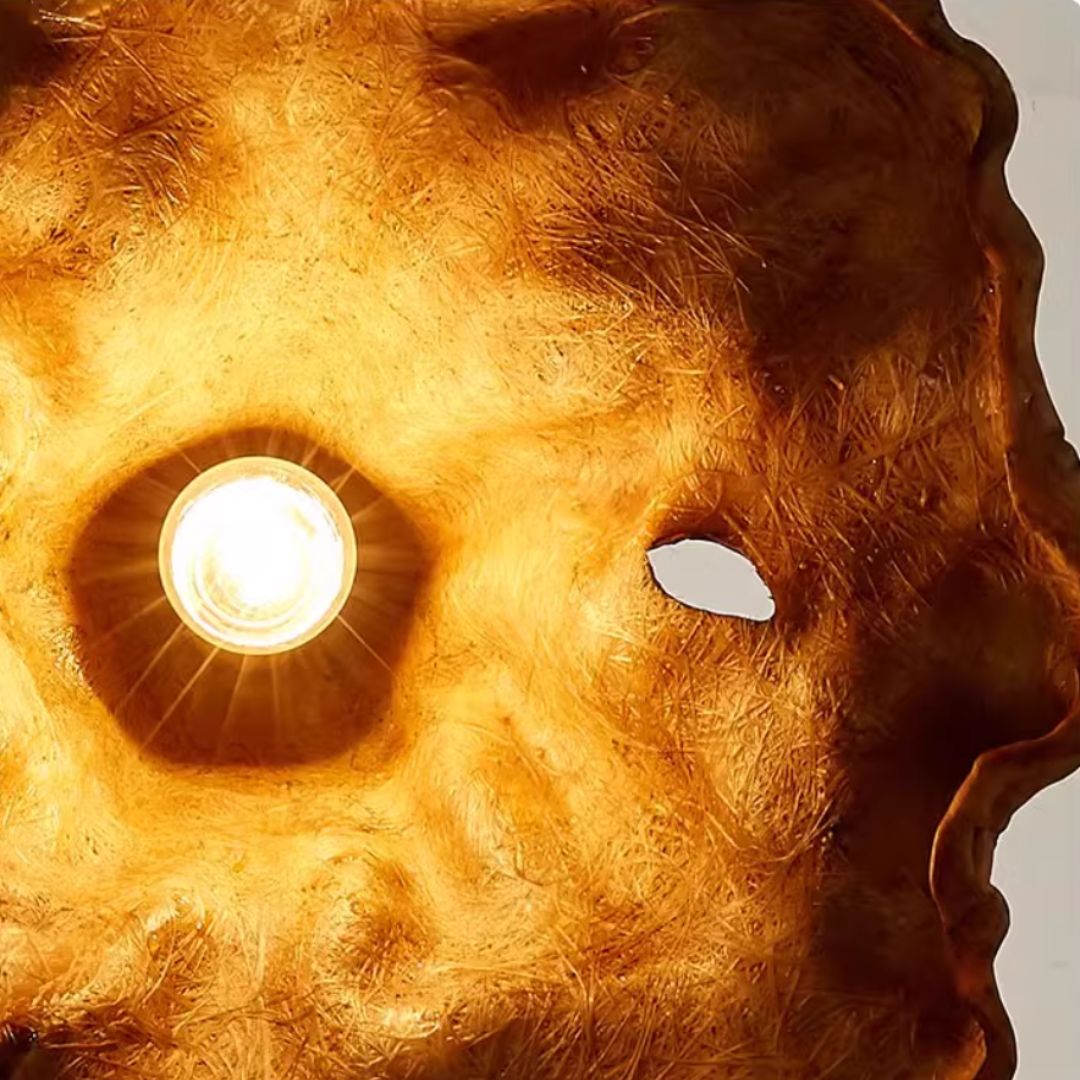 Leaf Resin Pendant Light HTD-2421-L - Pendant Lamps - ebarza Furniture UAE | Shop Modern Furniture in Abu Dhabi & Dubai - مفروشات ايبازرا في الامارات | تسوق اثاث عصري وديكورات مميزة في دبي وابوظبي