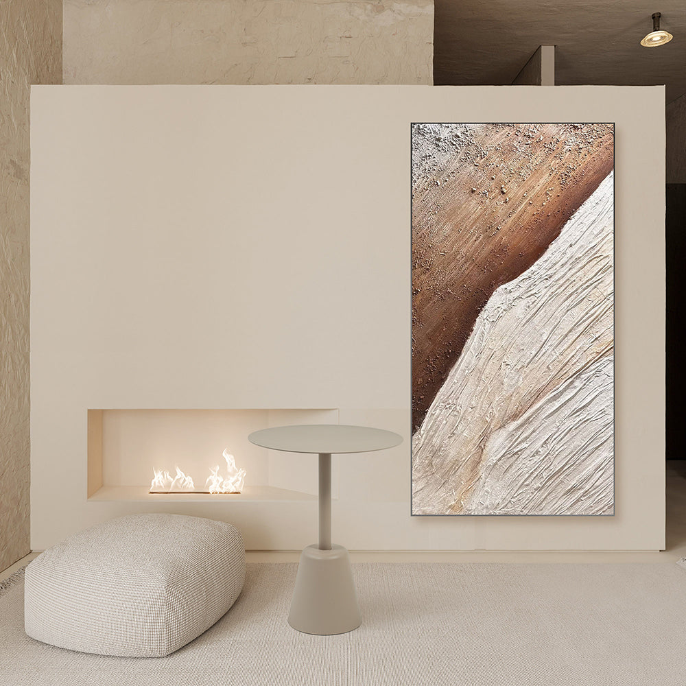 Light Brown Side Table GT-454 - Side Tables - ebarza Furniture UAE | Shop Modern Furniture in Abu Dhabi & Dubai - مفروشات ايبازرا في الامارات | تسوق اثاث عصري وديكورات مميزة في دبي وابوظبي