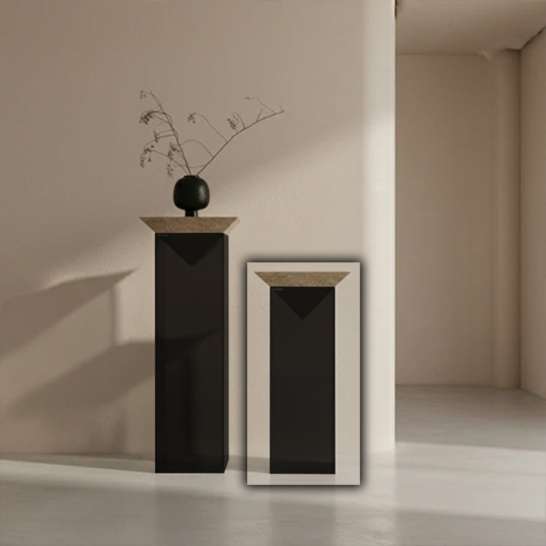 Lilt Artwork Stand/ Side Table - JK-P06 - Small - Artwork Stands - ebarza Furniture UAE | Shop Modern Furniture in Abu Dhabi & Dubai - مفروشات ايبازرا في الامارات | تسوق اثاث عصري وديكورات مميزة في دبي وابوظبي