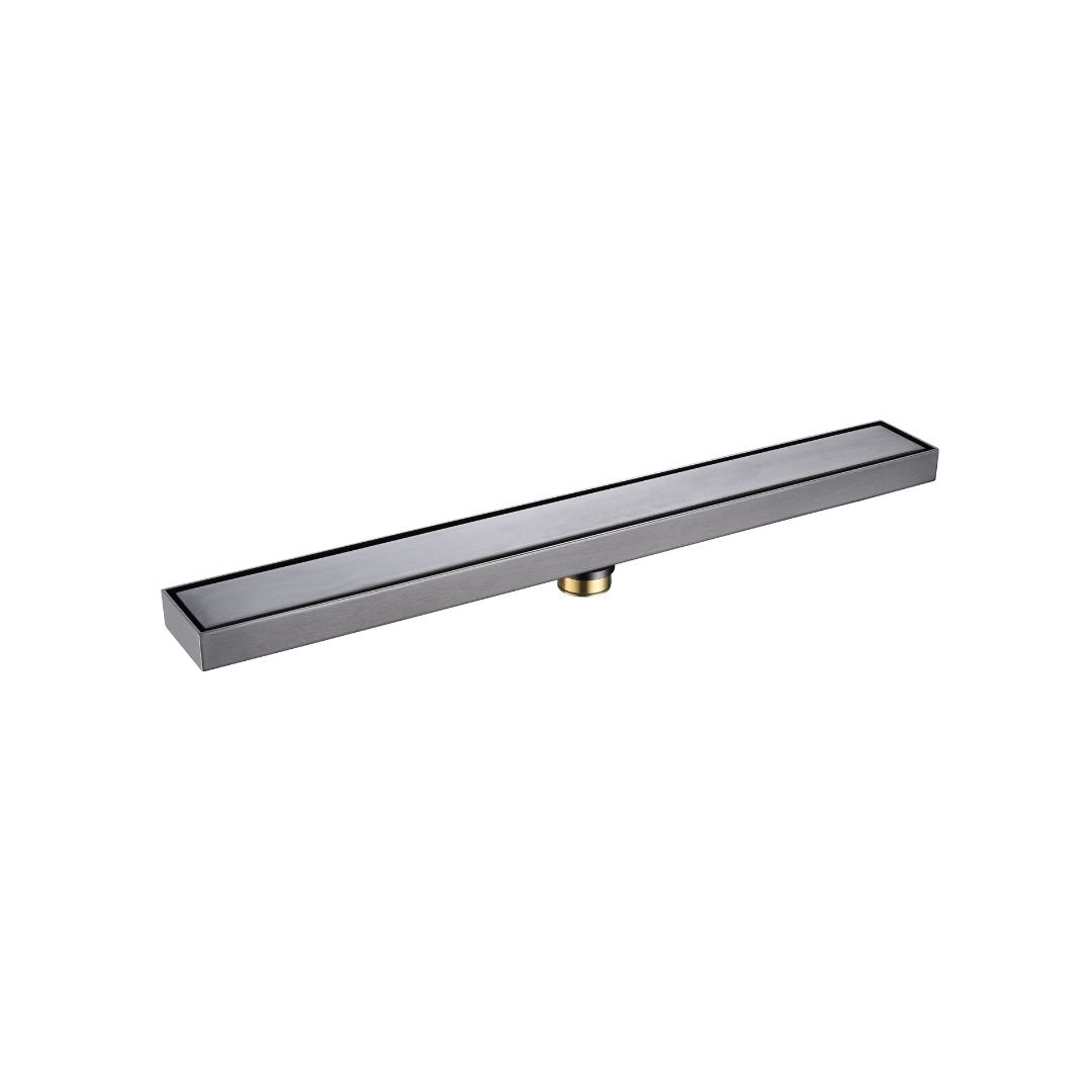 Long Floor Drainer - 60*7cm - 78818GM-600 -  Bathroom Accessories - ebarza Furniture UAE | Shop Modern Furniture in Abu Dhabi & Dubai - مفروشات ايبازرا في الامارات | تسوق اثاث عصري وديكورات مميزة في دبي وابوظبي