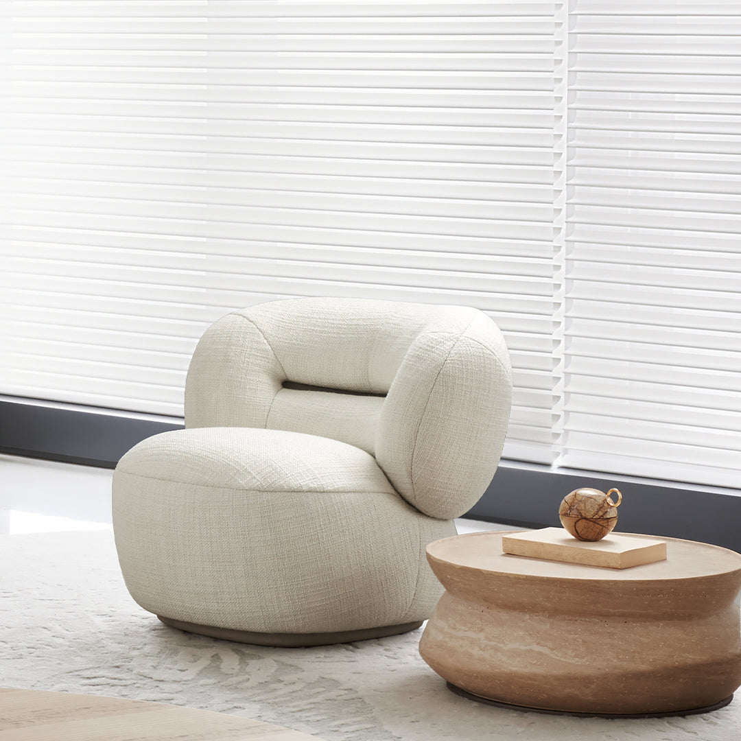 Nimbus Travertine Big Side Table BMCJ-BJ6070-BIG - Coffee tables - ebarza Furniture UAE | Shop Modern Furniture in Abu Dhabi & Dubai - مفروشات ايبازرا في الامارات | تسوق اثاث عصري وديكورات مميزة في دبي وابوظبي