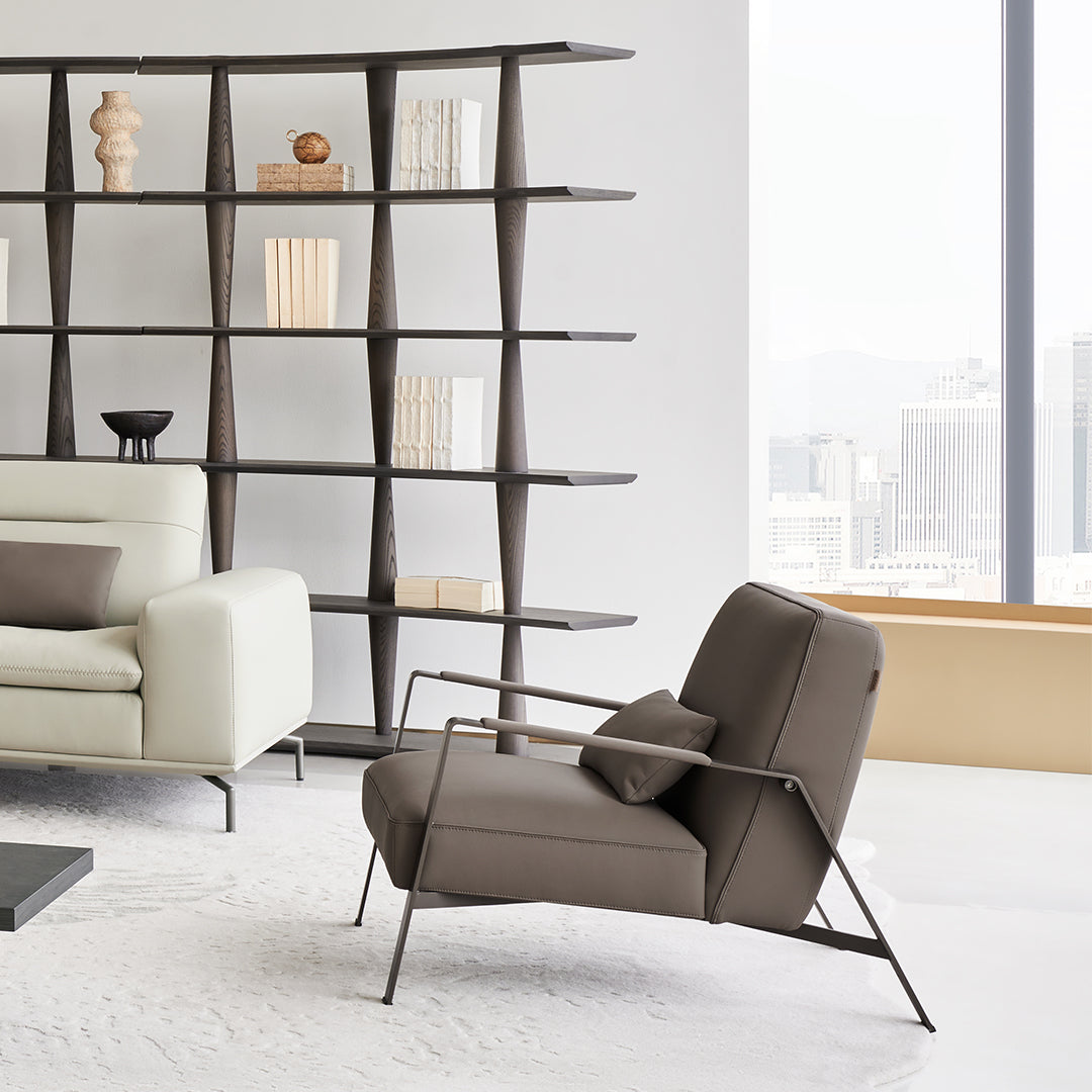 Pre-order 45 Days Delivery Nexus Lounge Chair AMF-DY218 - Armchairs - ebarza Furniture UAE | Shop Modern Furniture in Abu Dhabi & Dubai - مفروشات ايبازرا في الامارات | تسوق اثاث عصري وديكورات مميزة في دبي وابوظبي