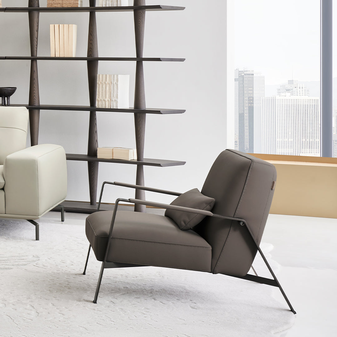 Pre-order 45 Days Delivery Nexus Lounge Chair AMF-DY218 - Armchairs - ebarza Furniture UAE | Shop Modern Furniture in Abu Dhabi & Dubai - مفروشات ايبازرا في الامارات | تسوق اثاث عصري وديكورات مميزة في دبي وابوظبي