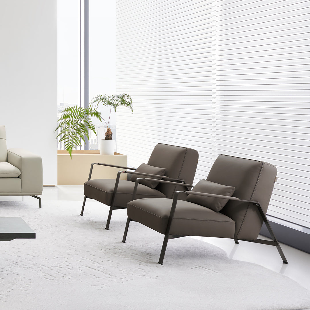 Pre-order 45 Days Delivery Nexus Lounge Chair AMF-DY218 - Armchairs - ebarza Furniture UAE | Shop Modern Furniture in Abu Dhabi & Dubai - مفروشات ايبازرا في الامارات | تسوق اثاث عصري وديكورات مميزة في دبي وابوظبي
