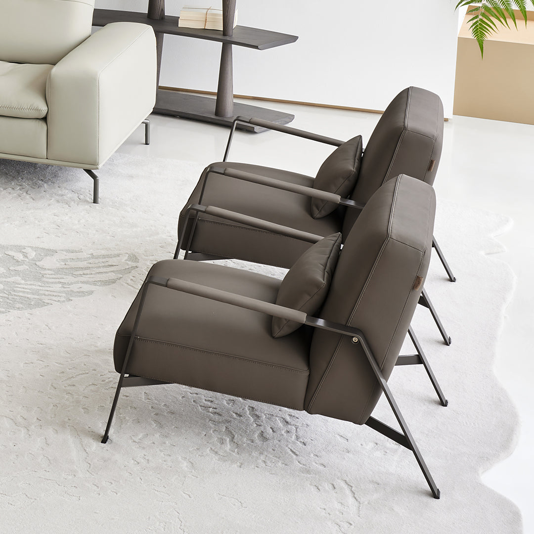 Pre-order 45 Days Delivery Nexus Lounge Chair AMF-DY218 - Armchairs - ebarza Furniture UAE | Shop Modern Furniture in Abu Dhabi & Dubai - مفروشات ايبازرا في الامارات | تسوق اثاث عصري وديكورات مميزة في دبي وابوظبي