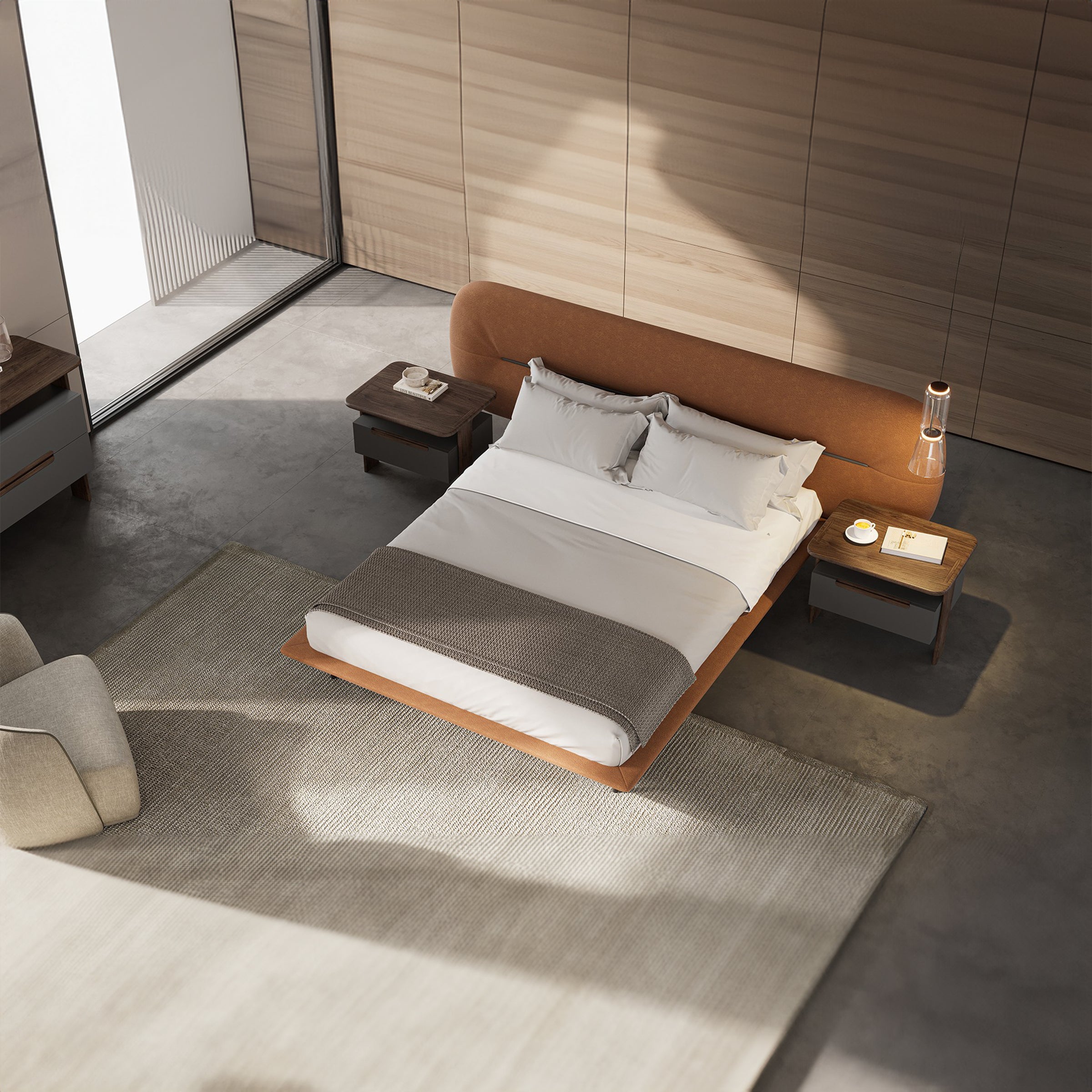 Display Item - Lova King Size Bedstead YOLVA-BS ORNG - YAS - DISPLAY ITEM - ebarza Furniture UAE | Shop Modern Furniture in Abu Dhabi & Dubai - مفروشات ايبازرا في الامارات | تسوق اثاث عصري وديكورات مميزة في دبي وابوظبي