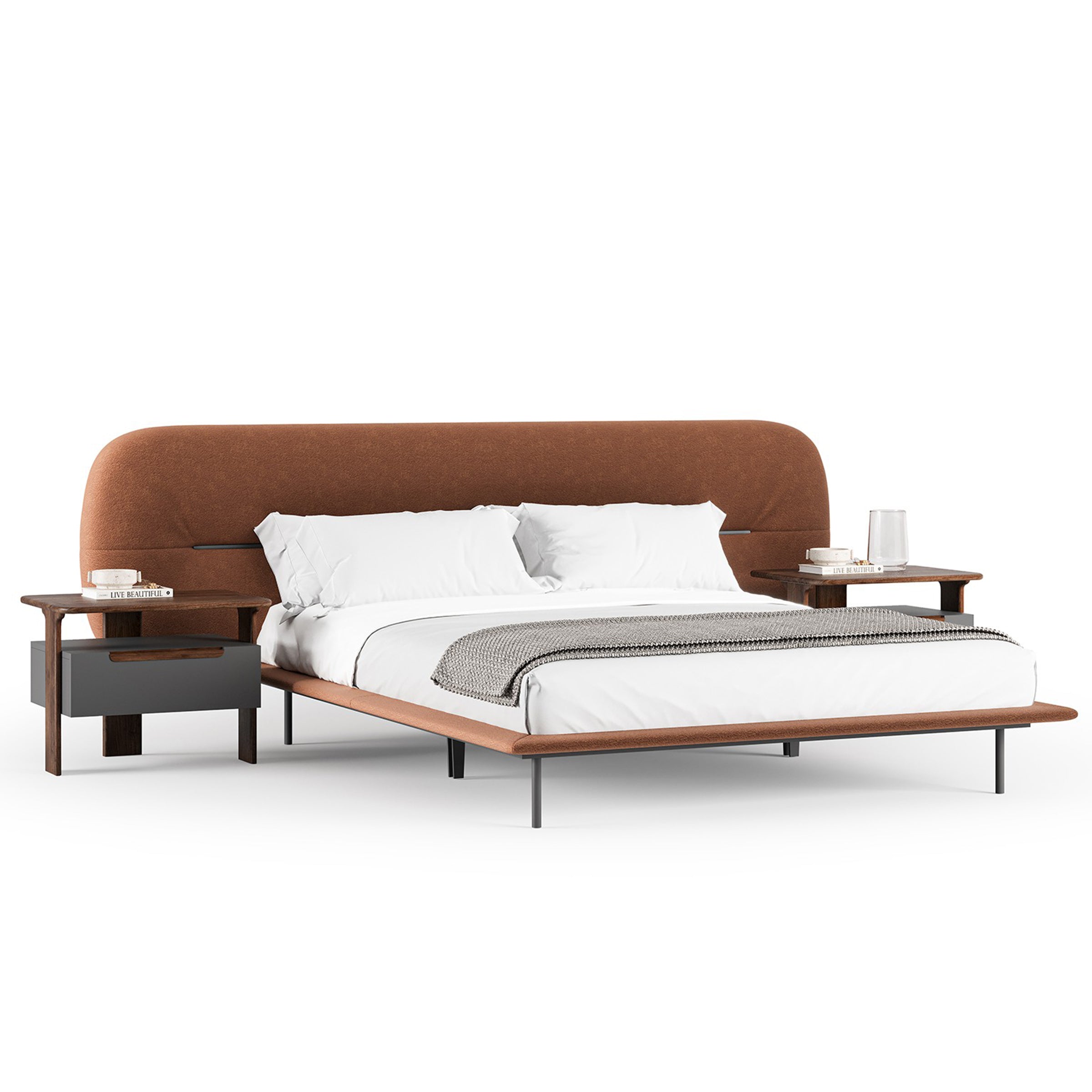 Display Item - Lova King Size Bedstead YOLVA-BS ORNG - YAS - DISPLAY ITEM - ebarza Furniture UAE | Shop Modern Furniture in Abu Dhabi & Dubai - مفروشات ايبازرا في الامارات | تسوق اثاث عصري وديكورات مميزة في دبي وابوظبي