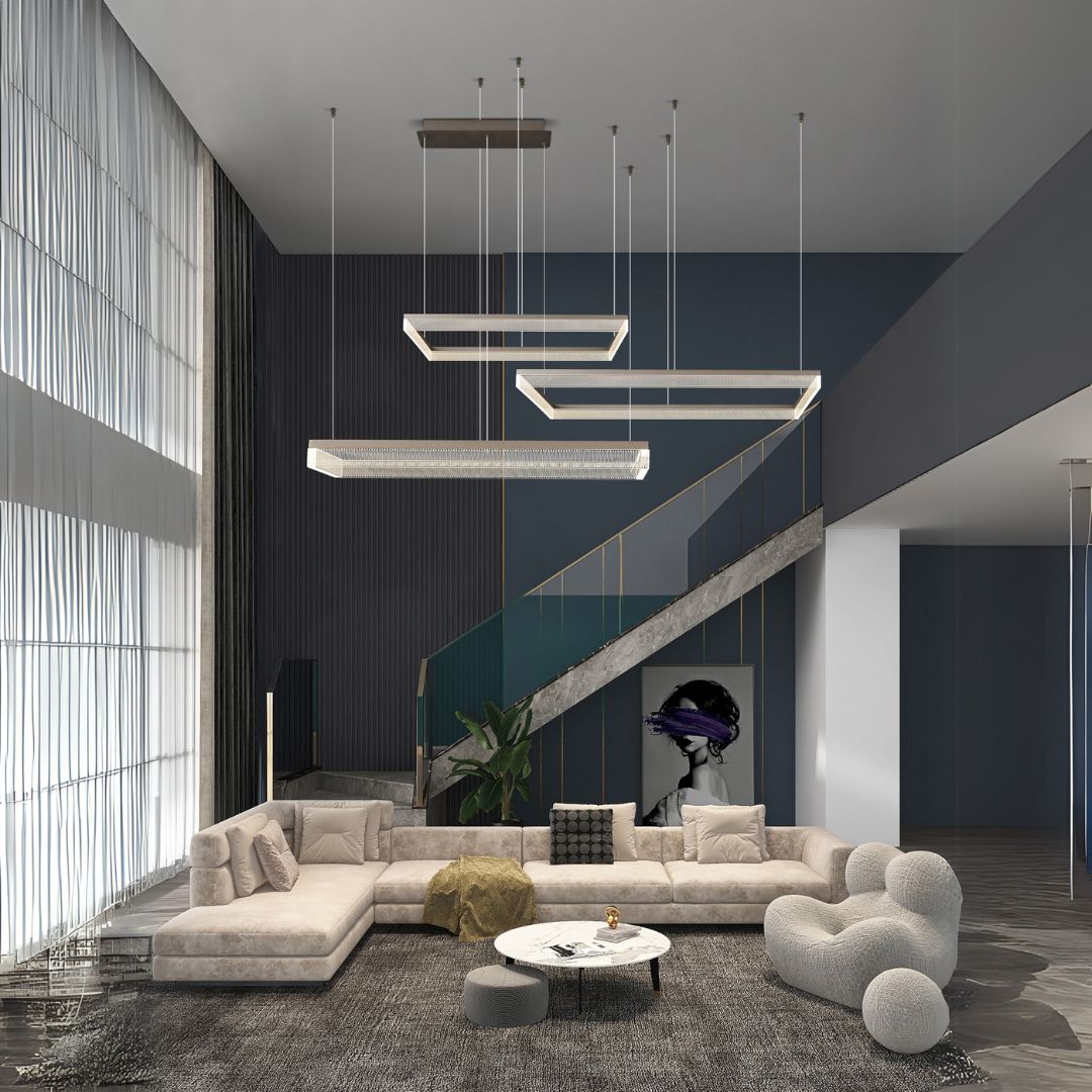 Set of 3 Lustro Glass Pendant Lamp MA05632PC-003 - Pendant Lamps - ebarza Furniture UAE | Shop Modern Furniture in Abu Dhabi & Dubai - مفروشات ايبازرا في الامارات | تسوق اثاث عصري وديكورات مميزة في دبي وابوظبي